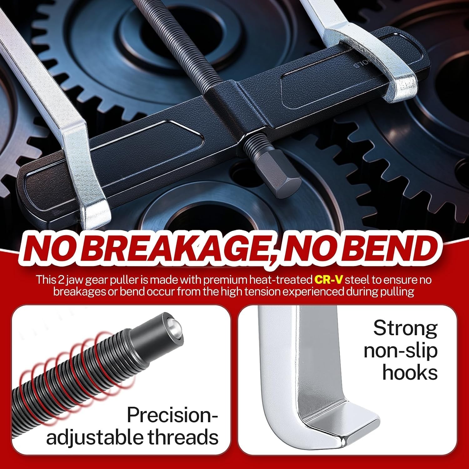 Professional 10″ Gear Puller – Internal & External Use