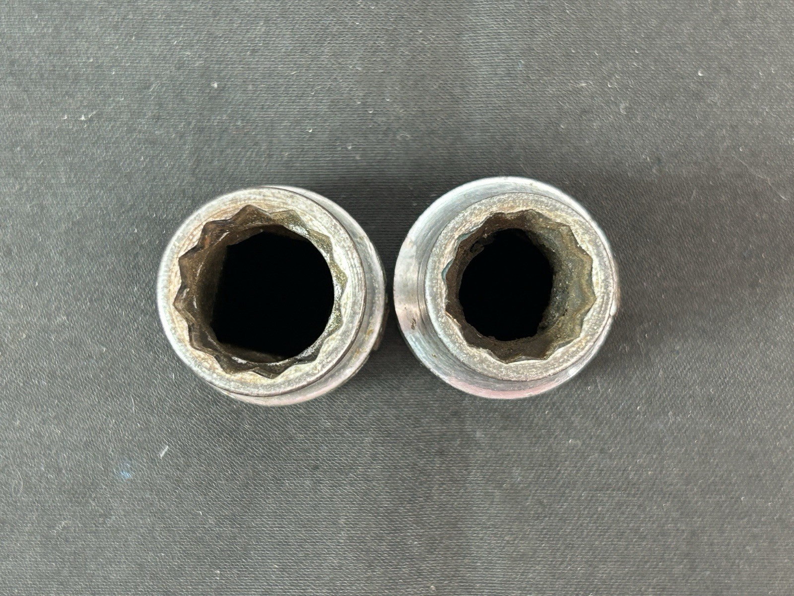 2 Vintage BLACKHAWK 1/2” Drive Sockets 12 Point – 9/16″ (40118) & 1/2″ (40115)