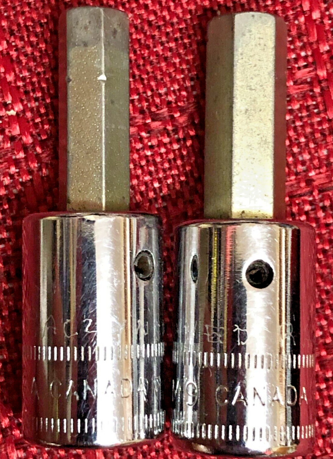 Snap On FAM8A & FAM9 Metric 8&9mm Chrome Hex Bit Socket 3/8″dr 2″L Good 8.5/10 i
