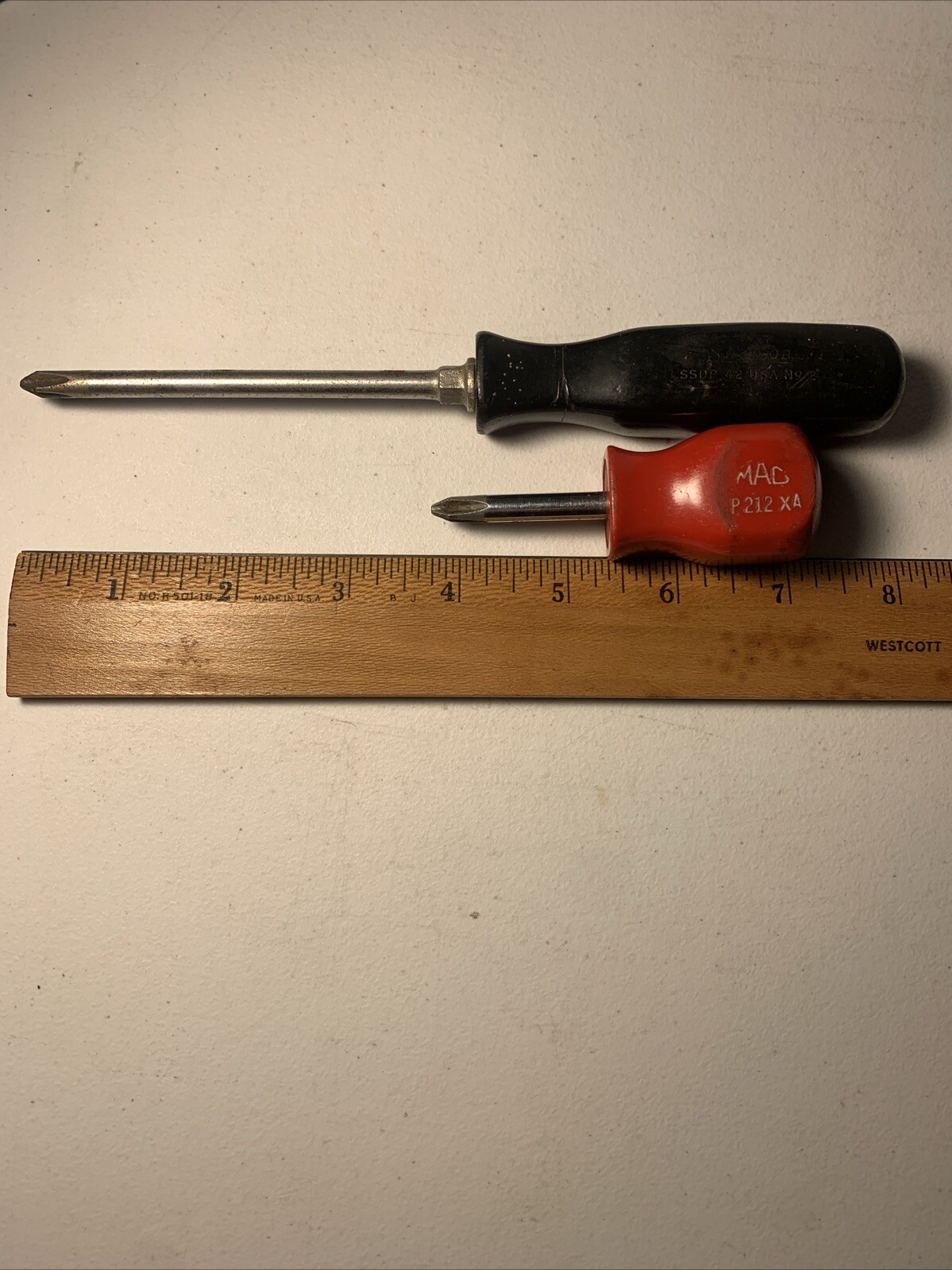 2 – Snap-on Tools Mac ToolsPhilips Screwdrivers SSDP42 #2 & P212 XA Hard Handles