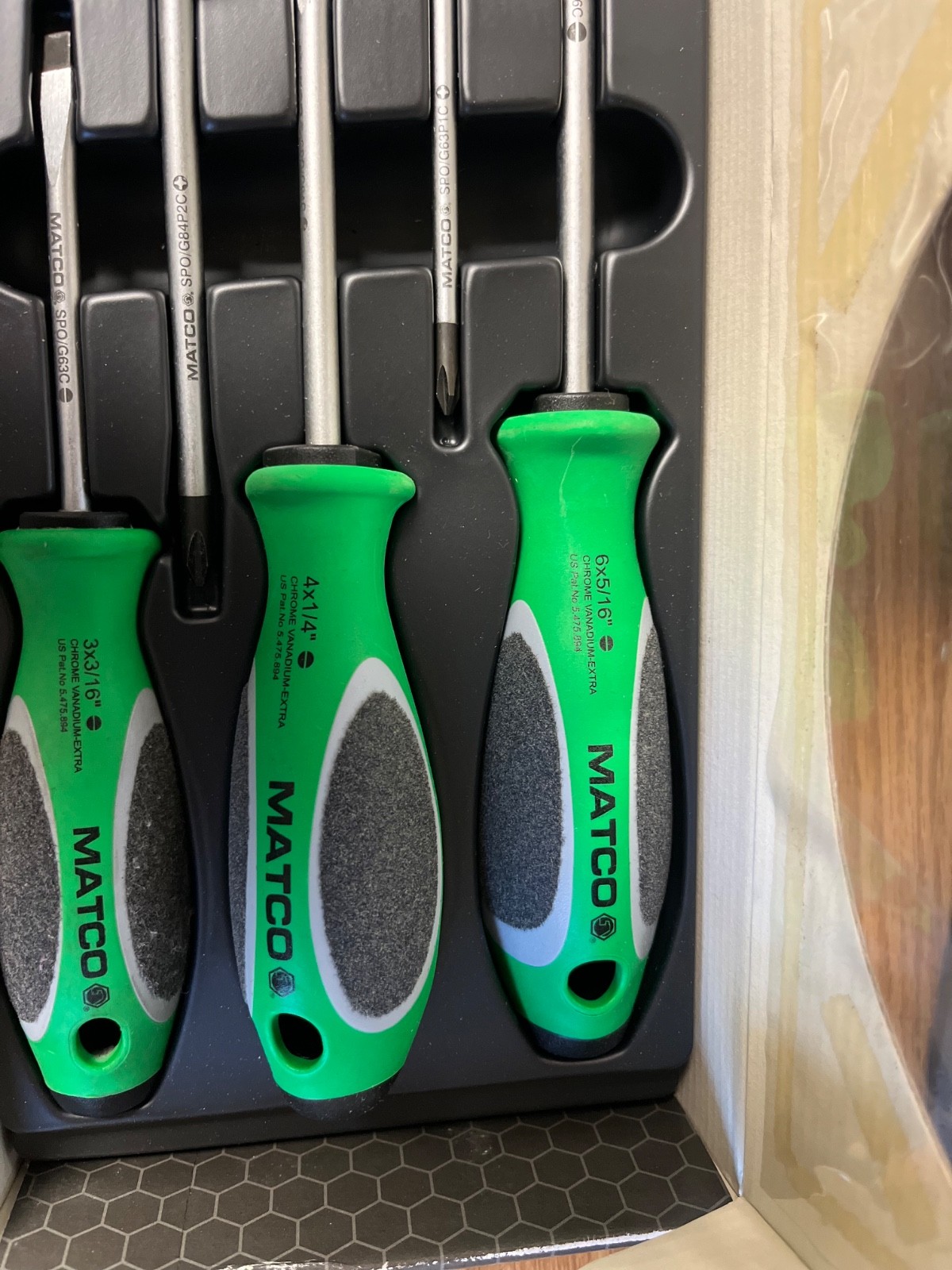 MATCO -SSPCG5C – 5 PIECE SCREWDRIVER SET – LOC#323