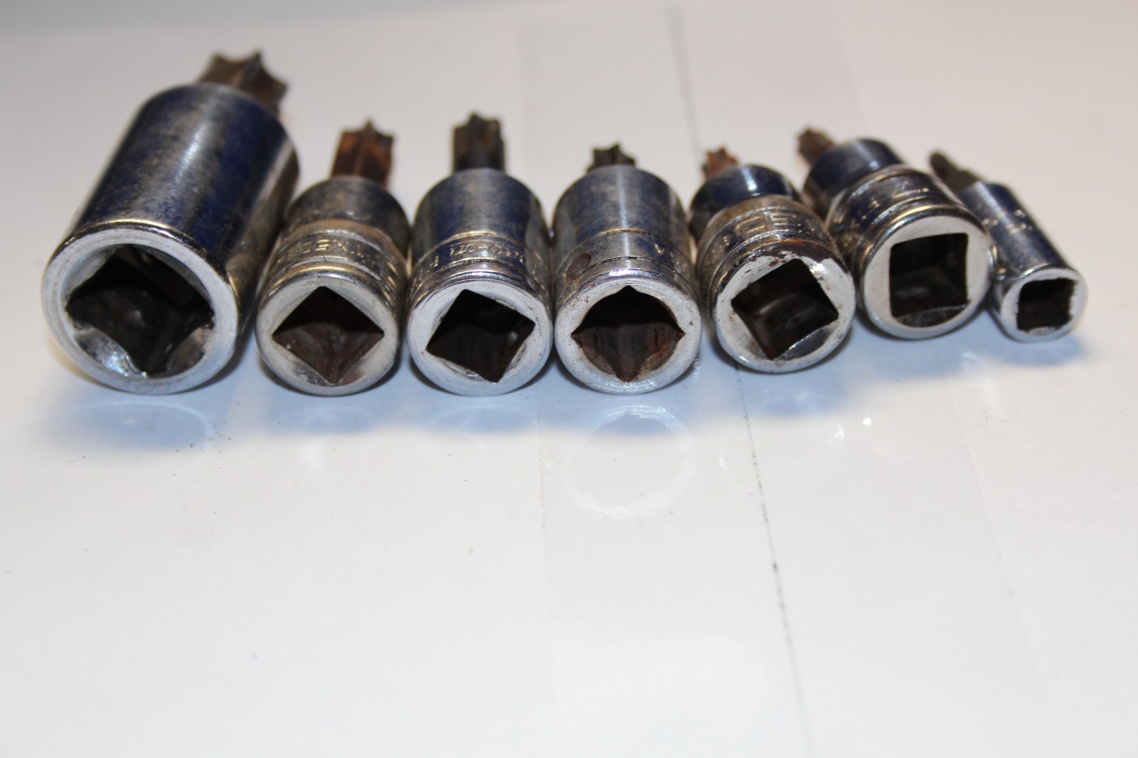Snap-on Matco TORX Bit Socket Set 7pc T15 T27 T30 T45 T47 T50 T60 USA