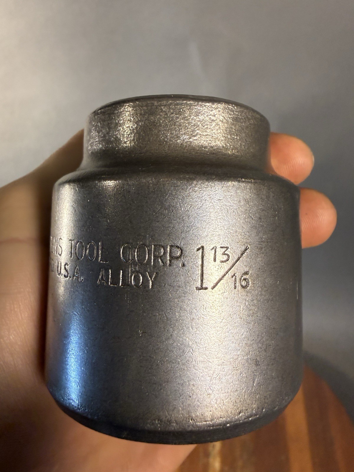 Penens Tool Corp (Proto) 1858 1-13/16″ SAE Shallow Socket 3/4″ Drive 12 Pt USA