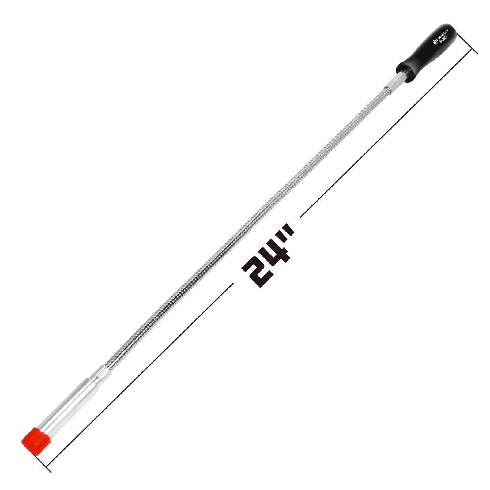 Powerbuilt 4Lb Telescoping Magnetic Grabber Pick Up Tool Reaches 2 Feet – 640584