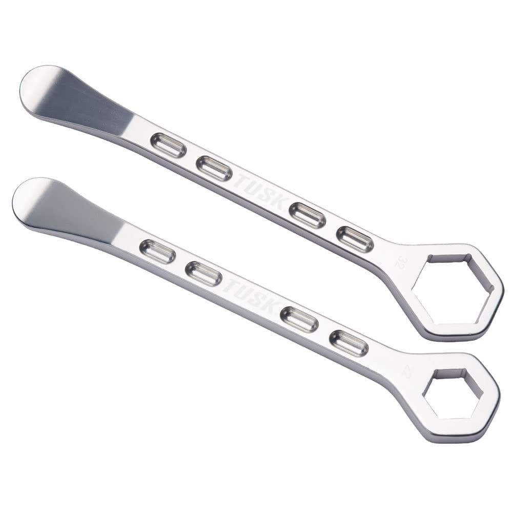 Tusk Aluminum Tire Iron Kit with 22mm and 32mm Axle Wrench For Kawasaki KX250F