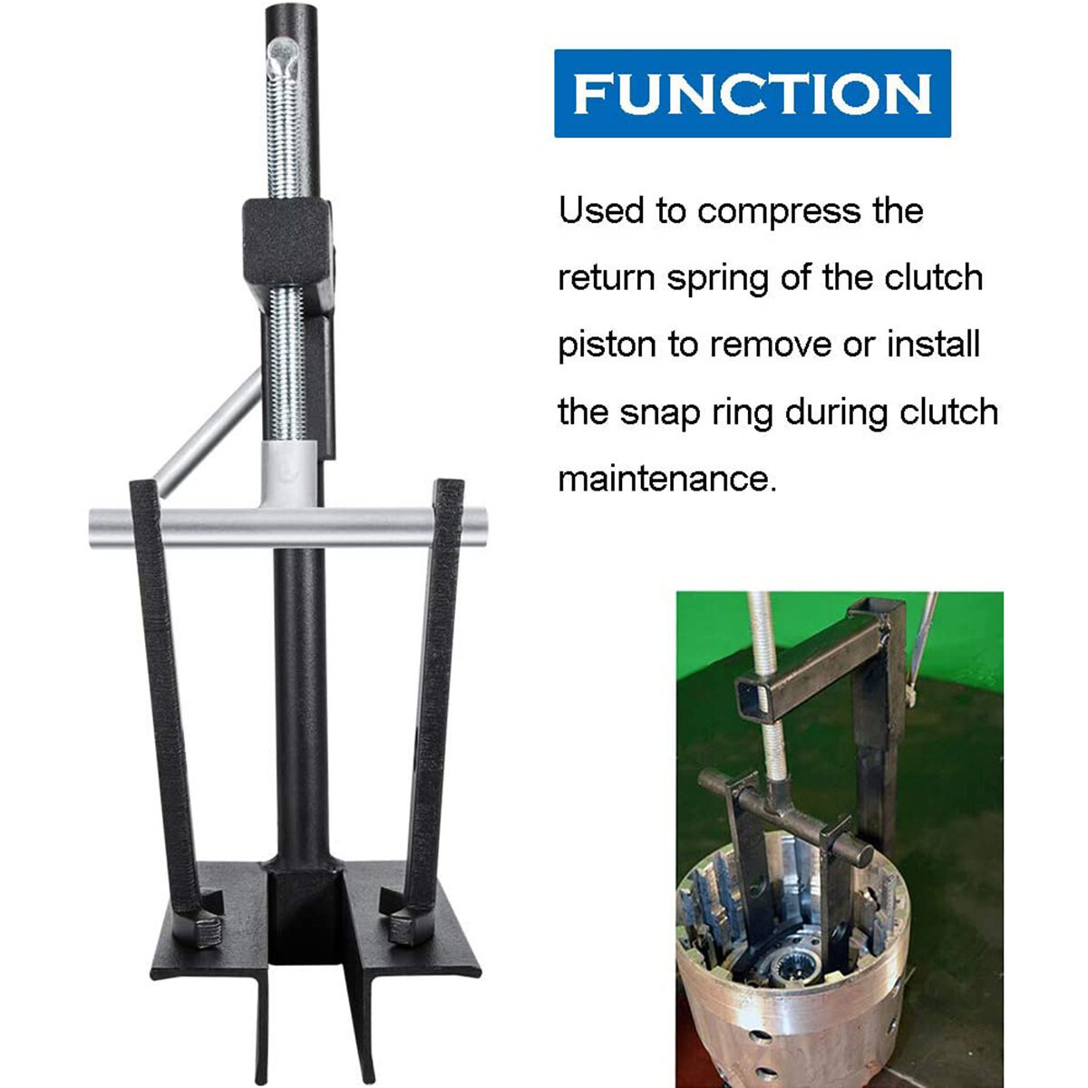 T-0158-HD Universal Clutch Drum Spring Compressor Transmission Tool for Ford GM