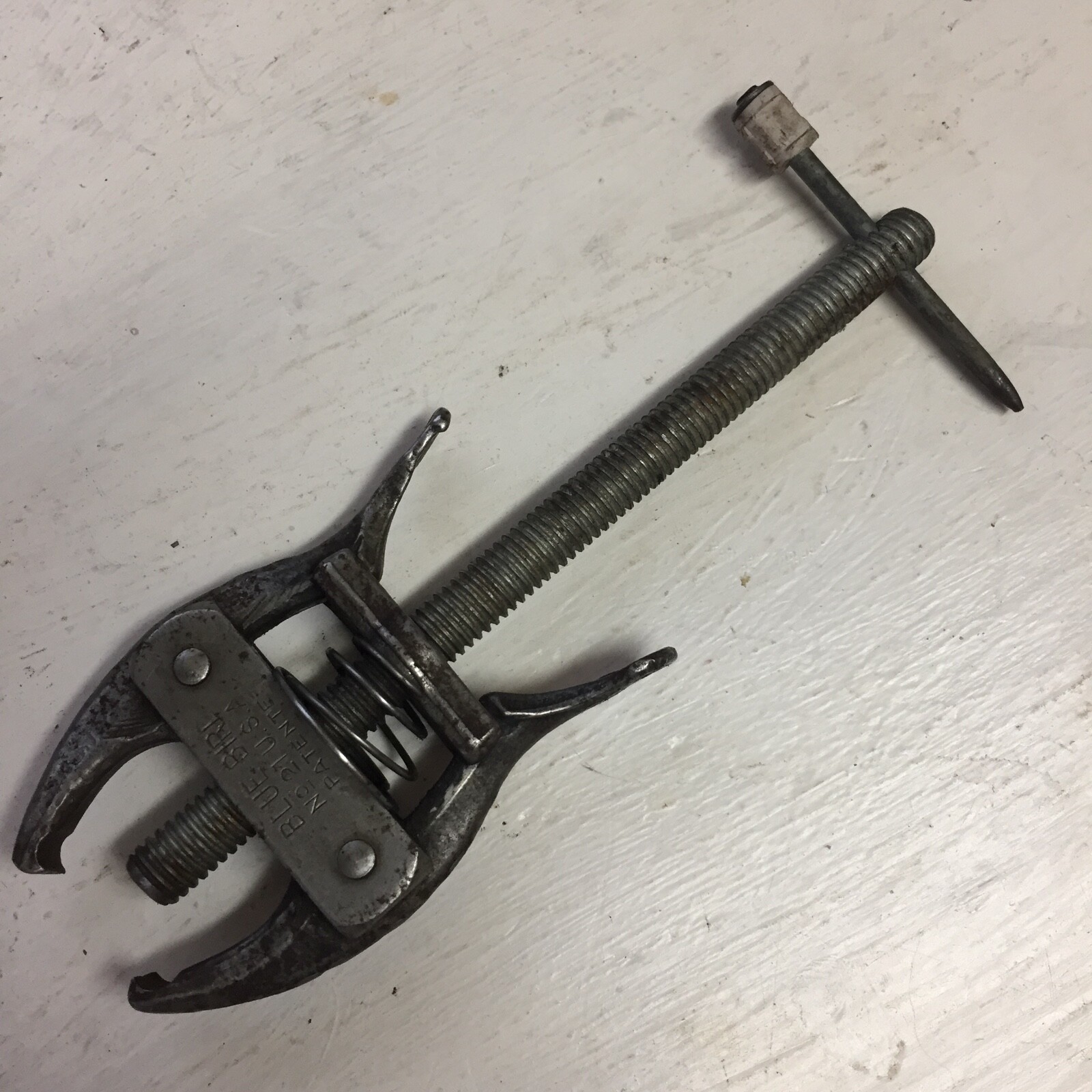 Blue Bird No.21 Spring Loaded Battery Terminal Puller Tool Used Good Condition