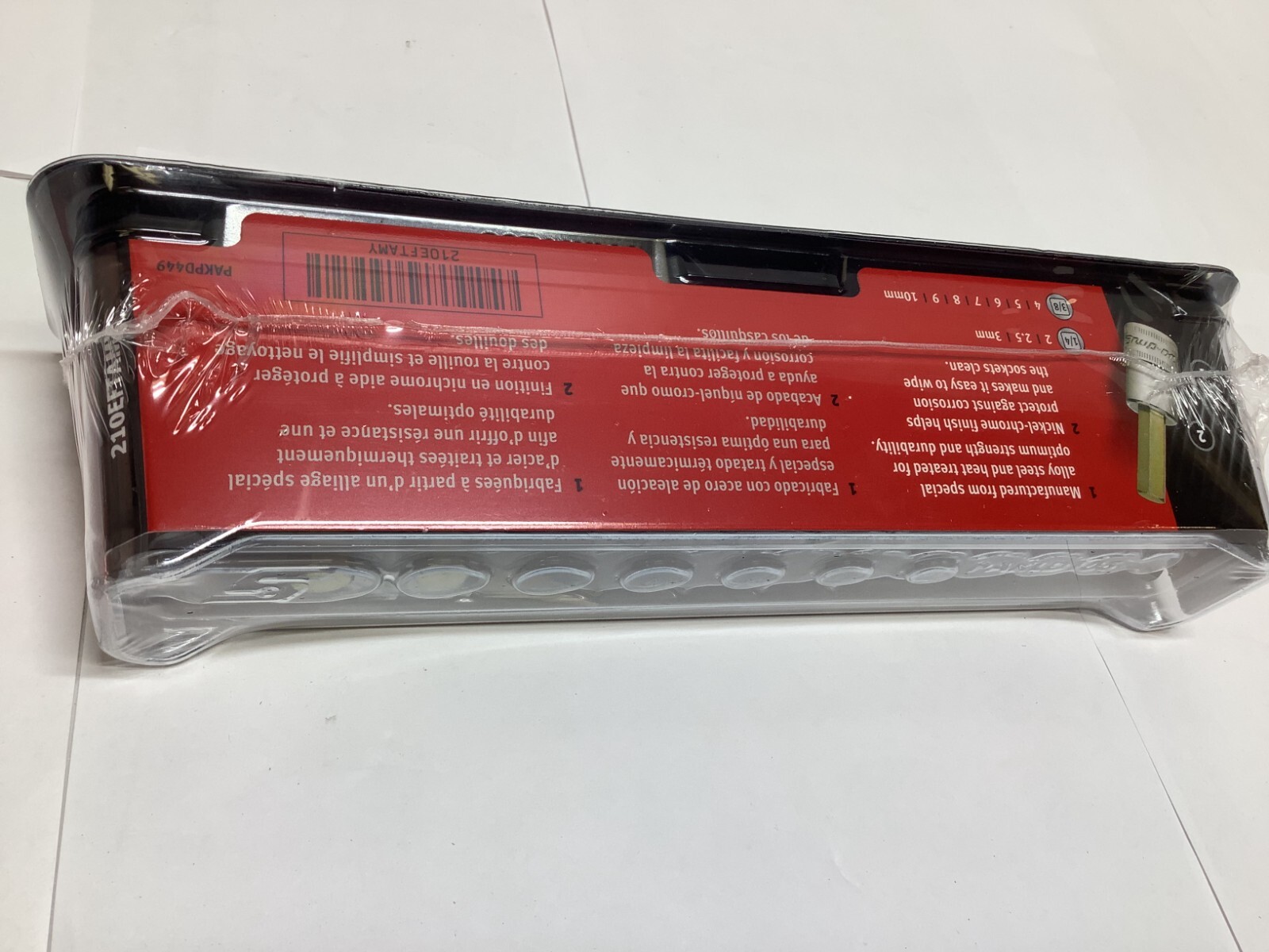 NEW Snap-on 1/4″ 3/8″ dr 2 to 10 mm Allen Hex Socket Driver SET 210EFTAMY Sealed