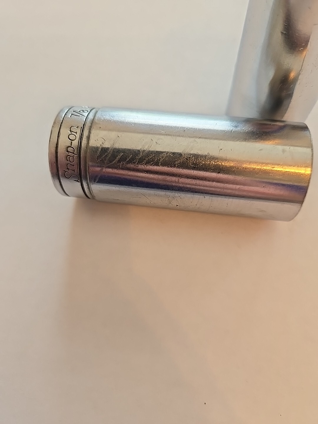 Snap On 3/8″ Drive 7/8″ 6&12PT Chrome Deep Sockets Lot Of 2