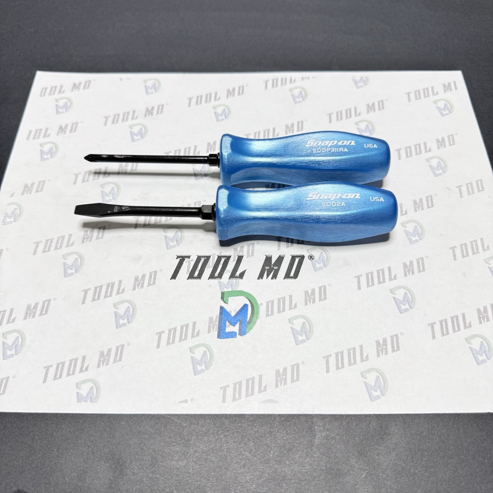 Snap-on Tools USA RARE NOS PEAL BLUE Industrial Screwdriver Set SDDP31IRA SDD2A