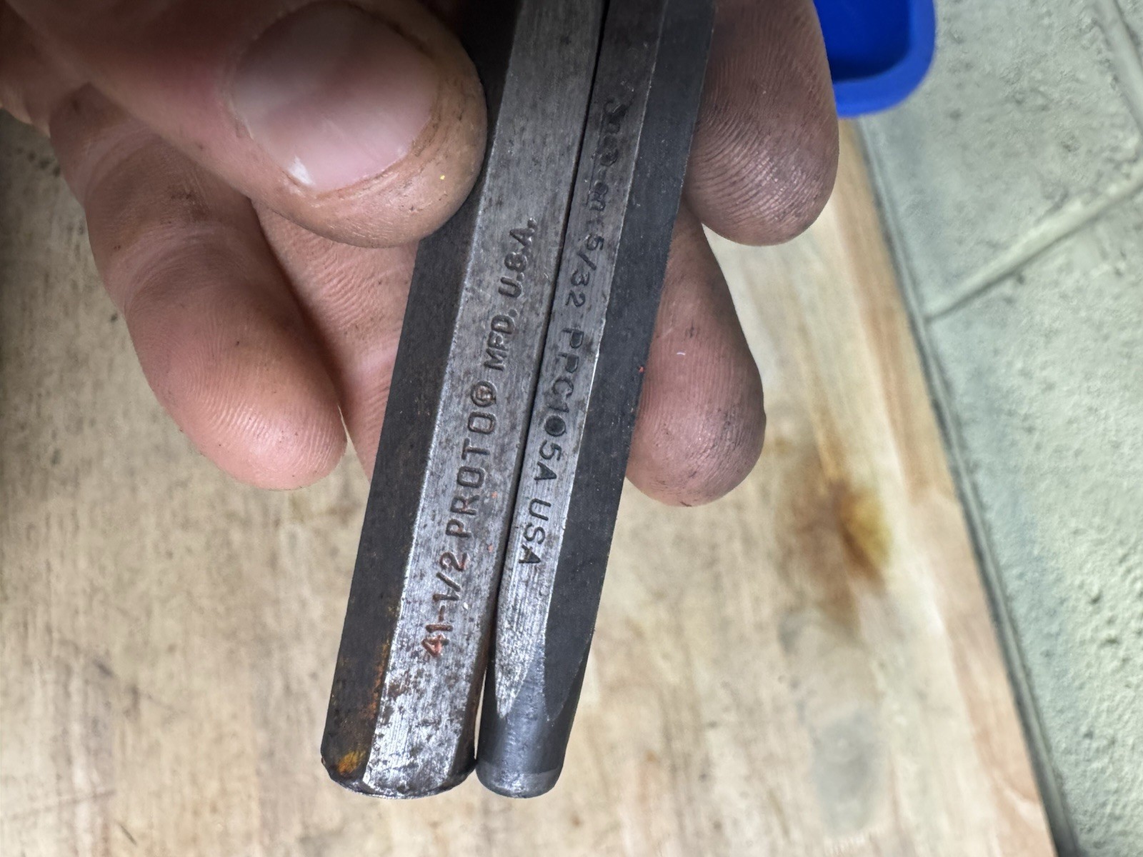 🔧 Snap-on And Proto 2 Piece Punch Set –PPC105A,