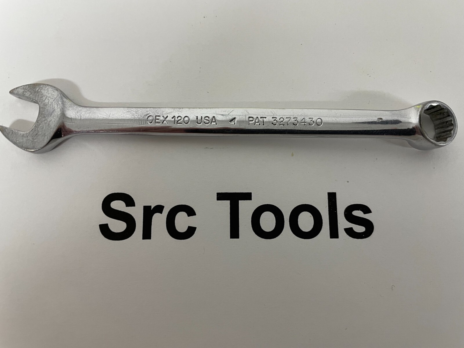 Snap-On Tools USA 3/8″ SAE 12pt Short Length Chrome Combo Wrench OEX120