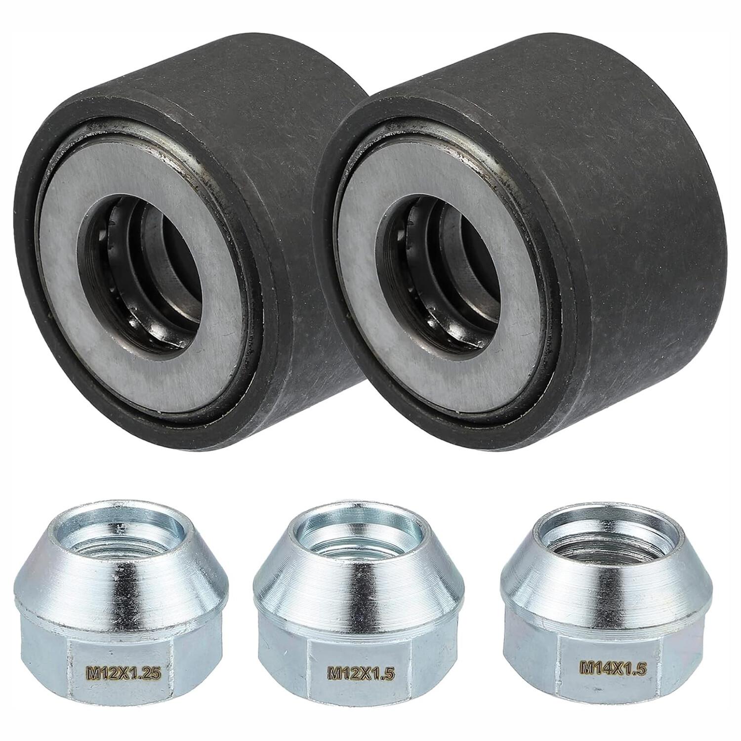 Universal Pack (2) Wheel Stud Installer Tool with 3/4″ Hex Wheel Lug Nuts