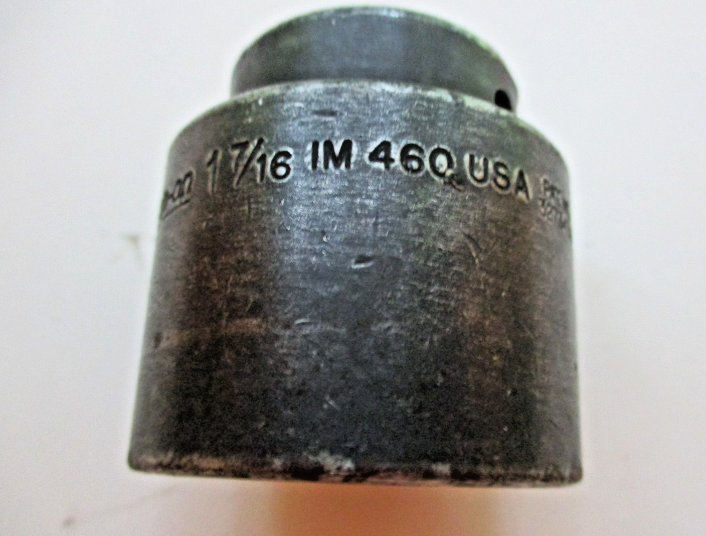 Snap-on 1/2″ Drive 1 7/16″ SAE 6 Point Shallow Impact Socket # IM460 USA