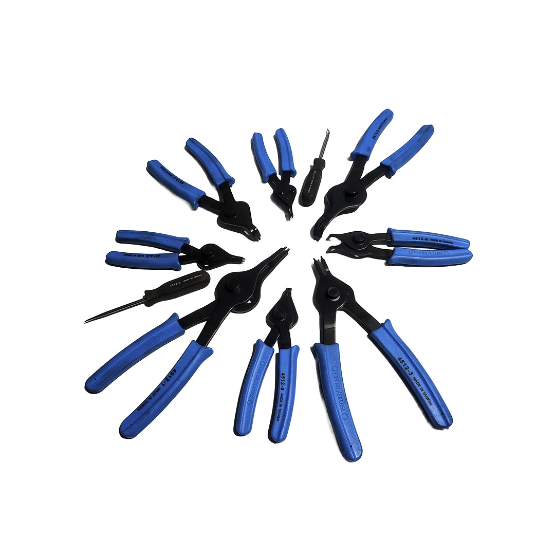 OTC Stinger 4512 8Pc Snap Ring Pliers Set Pro Grade Internal External Like New