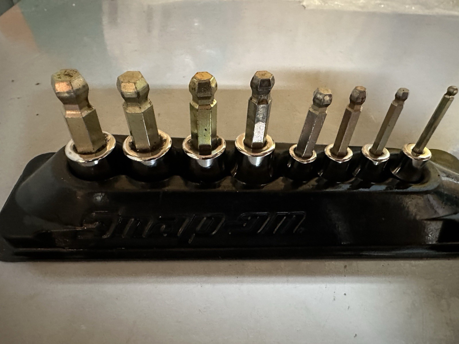 Snap On 8 Piece Metric Ball Hex Socket Set Combination Drive 208EFTABMY