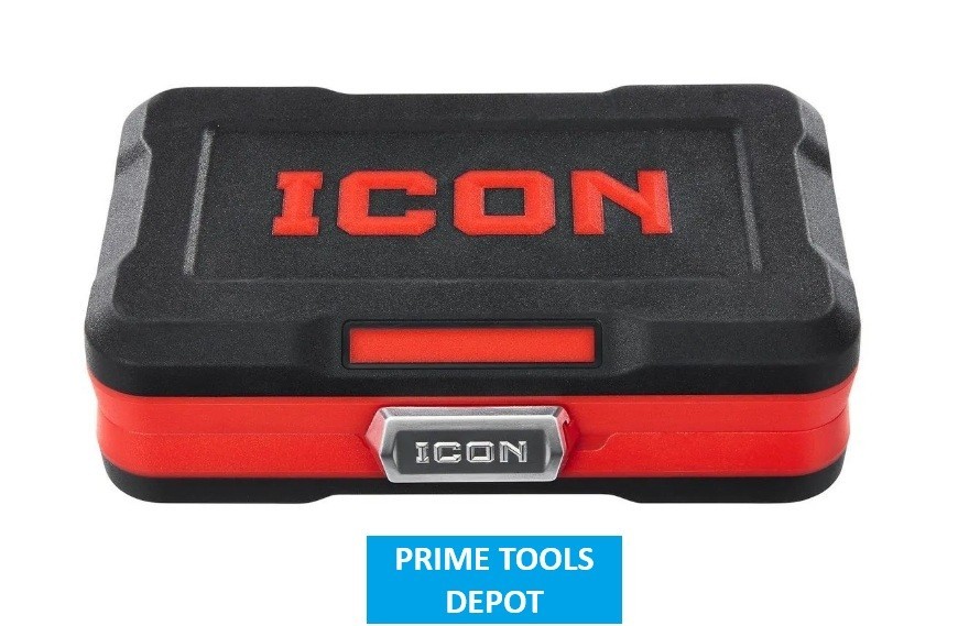 ICON 1/4 in. Drive Compact Socket and Bit Set, 52-Pc, 70695, Lifetime Warranty
