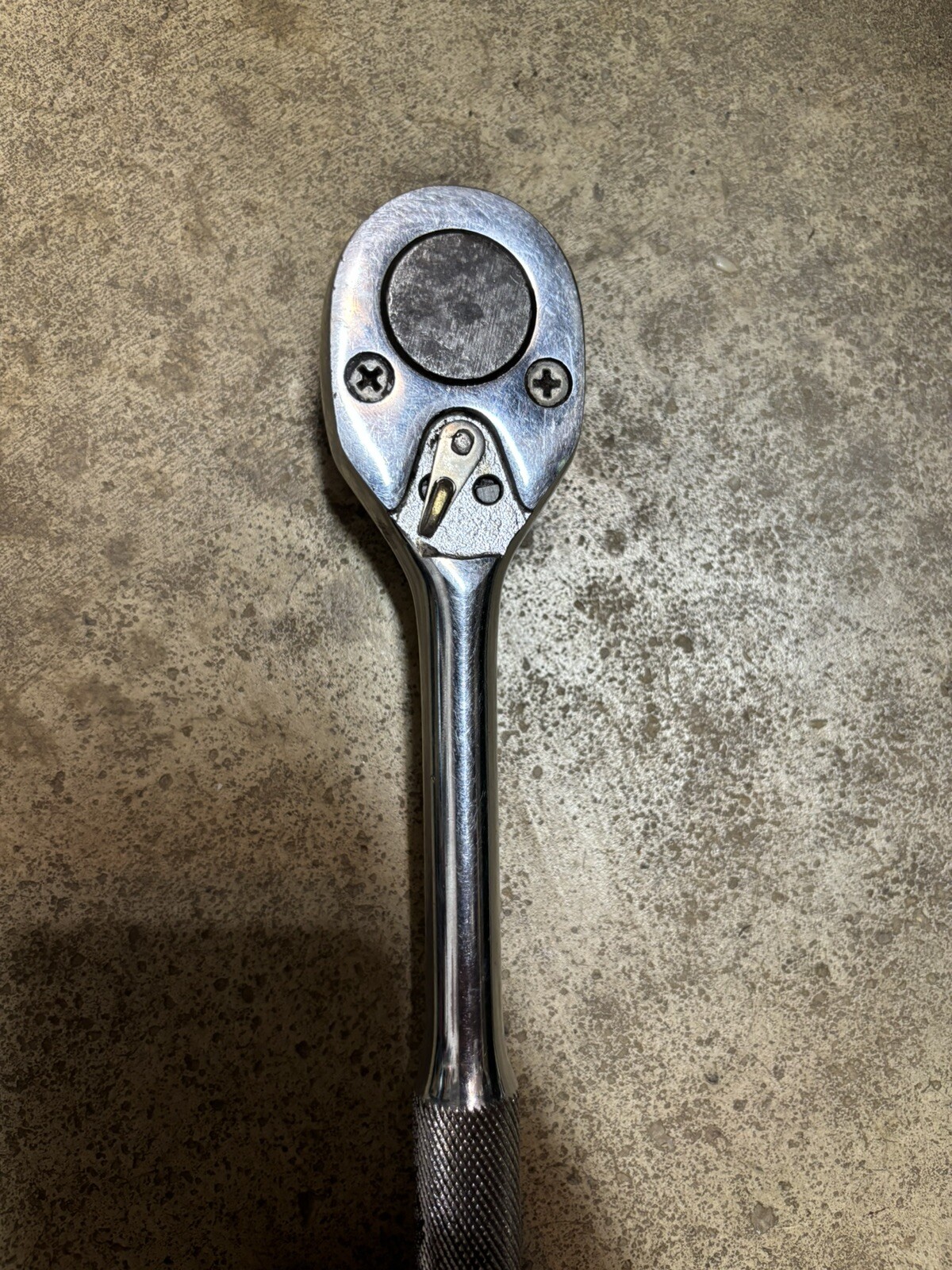 Vintage Proto Professional 5449 Ratchet 1/2″ Drive w Knurled Handle 10″ Long