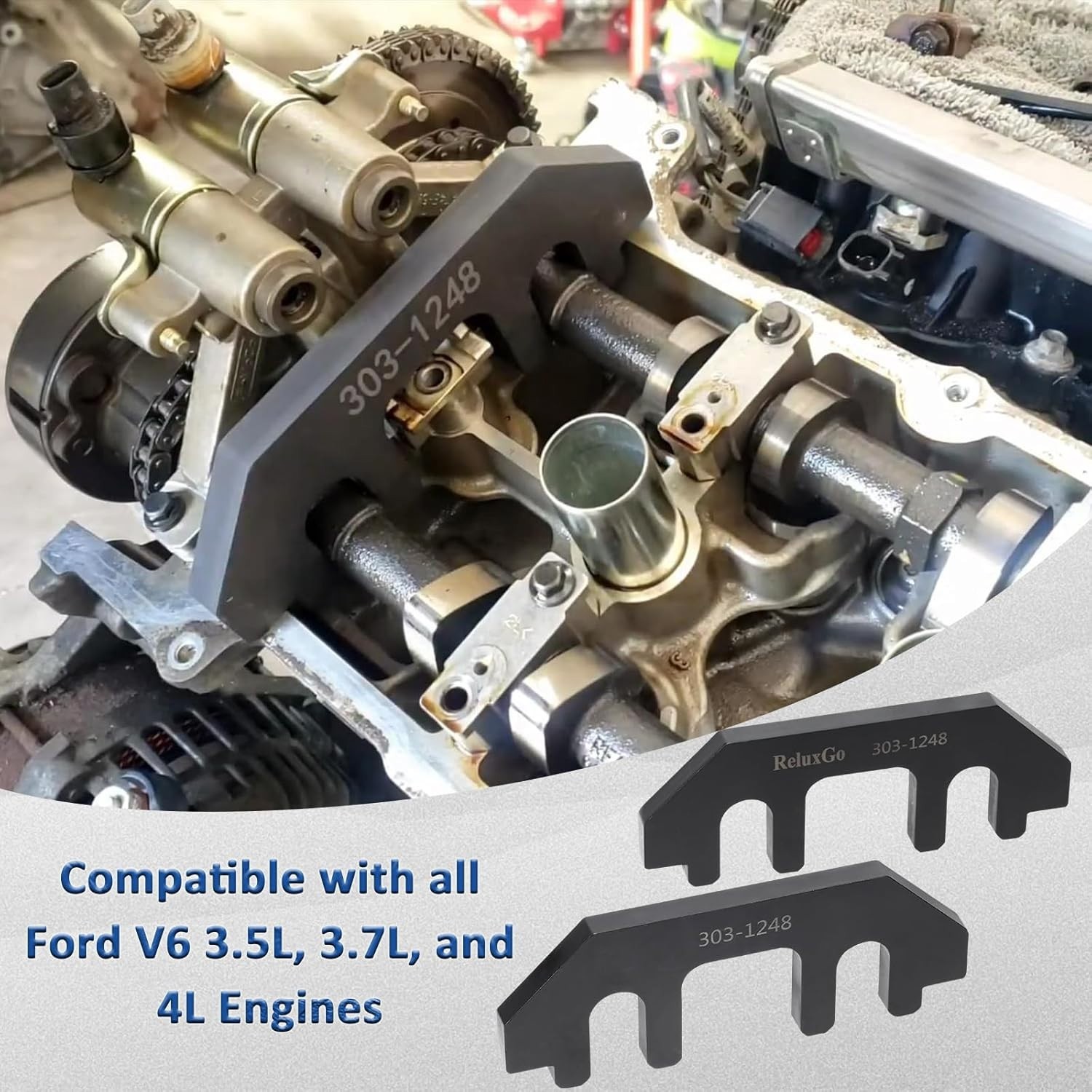303-1248 Camshaft Holding Tool Kit with Tension Tool,Engine Timing Alignment set