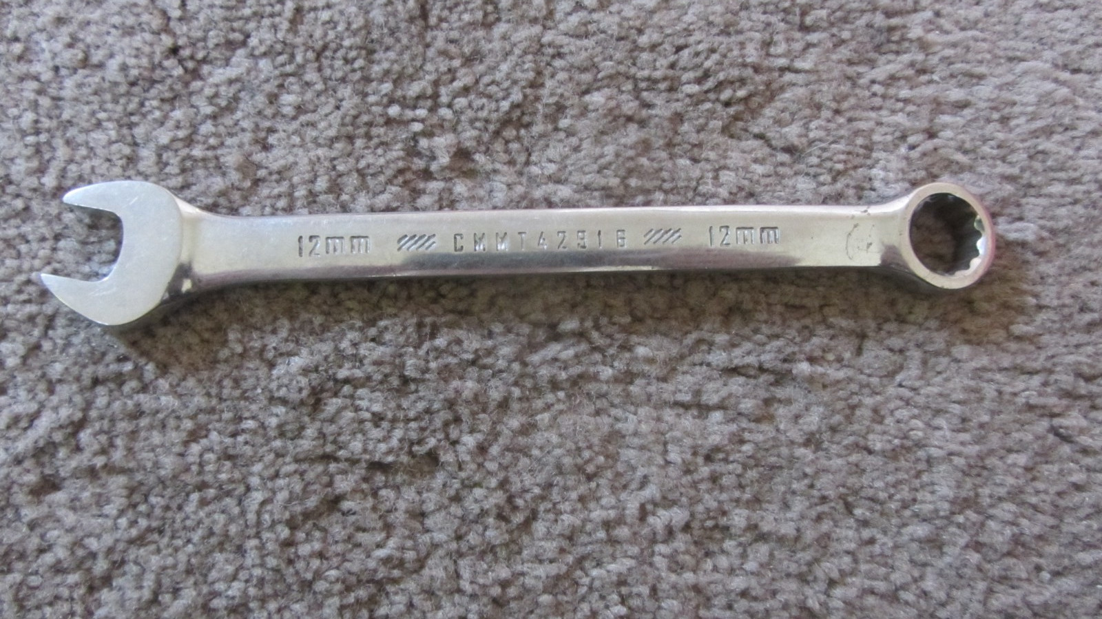 Vintage Craftsman 12mm Combination Wrench 42916 USA