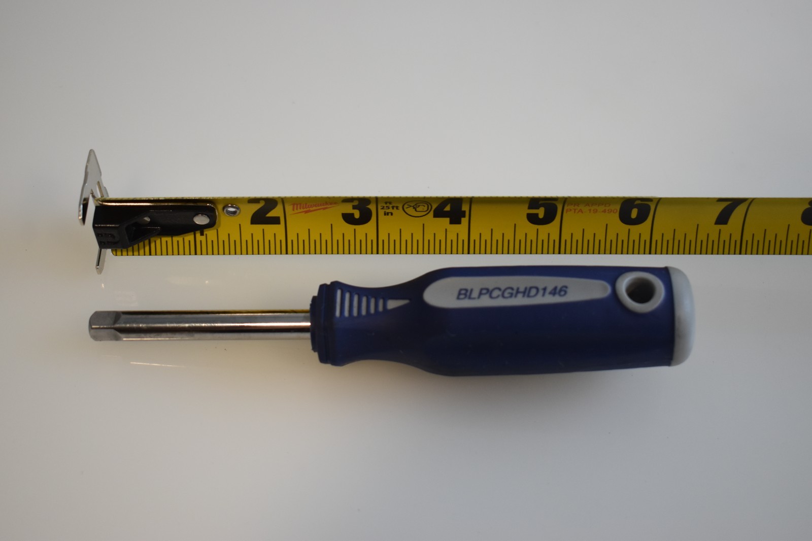 Blue Point Tools BLPCGHD146 1/4″ Drive Spinner Nut Driver Blue Soft Grip Handle