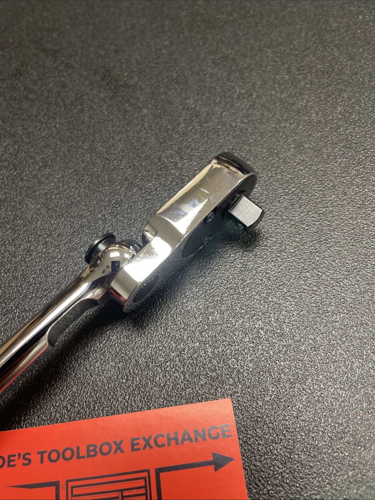 Snap-on Tools USA NEW RED 3/8″ Soft Grip Long Multi-Position Ratchet FHL80MP