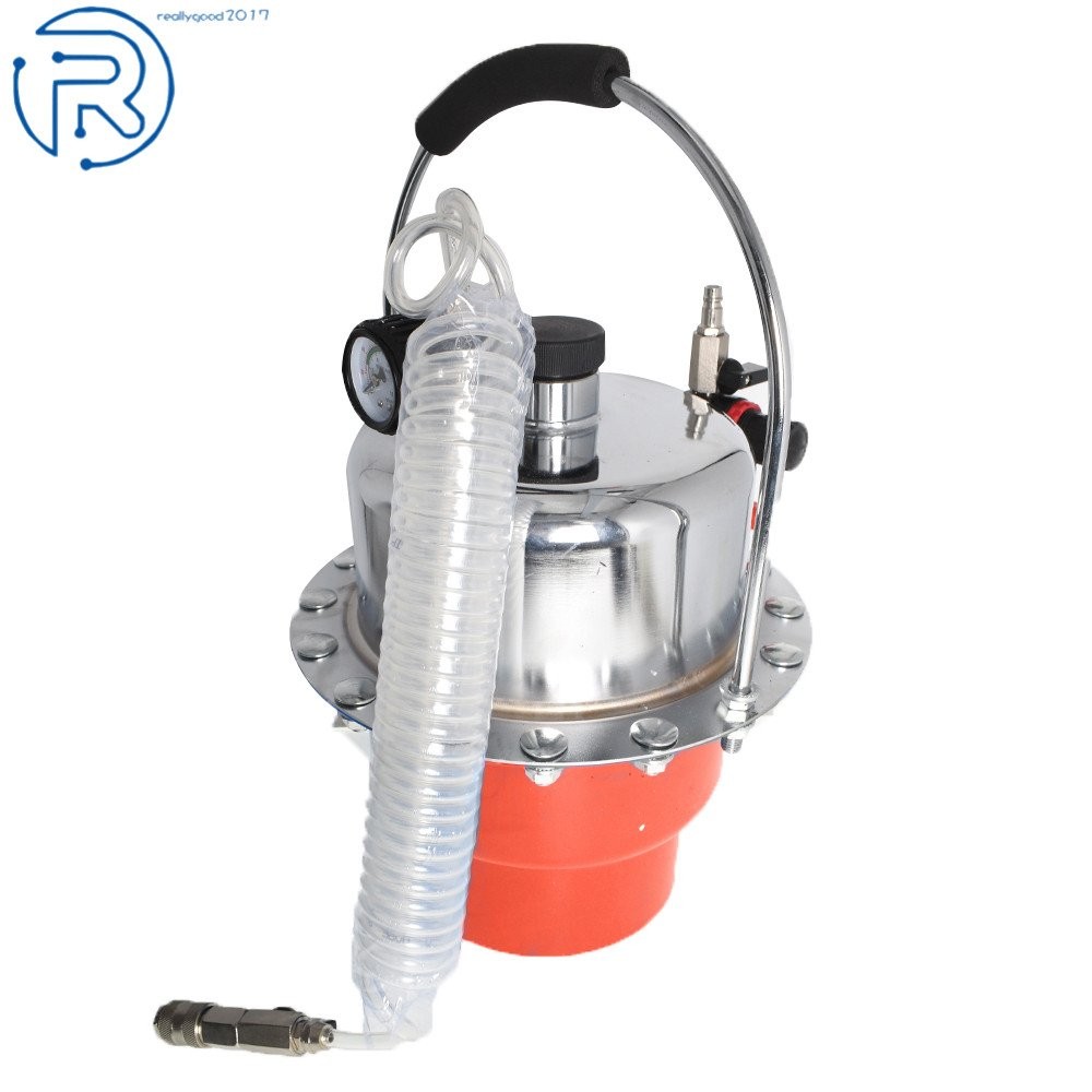 Portable Pneumatic Air Pressure Kit Brake & Clutch Bleeder Valve System Tool Kit