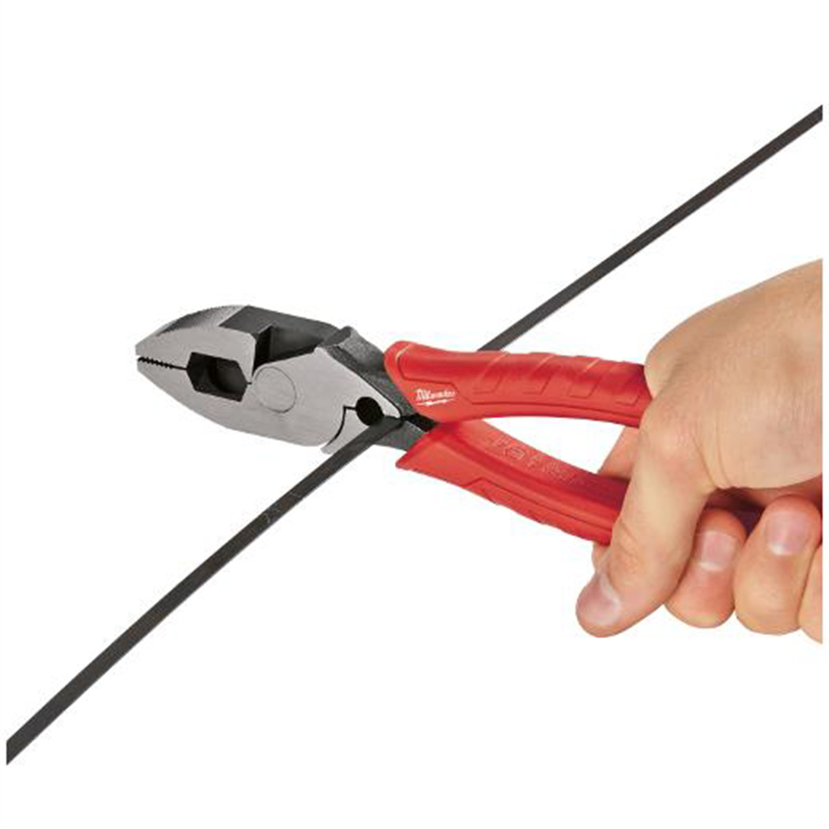 Milwaukee Tool 9″ Comfort Grip High Leverage Lineman’s Pliers with Crimper