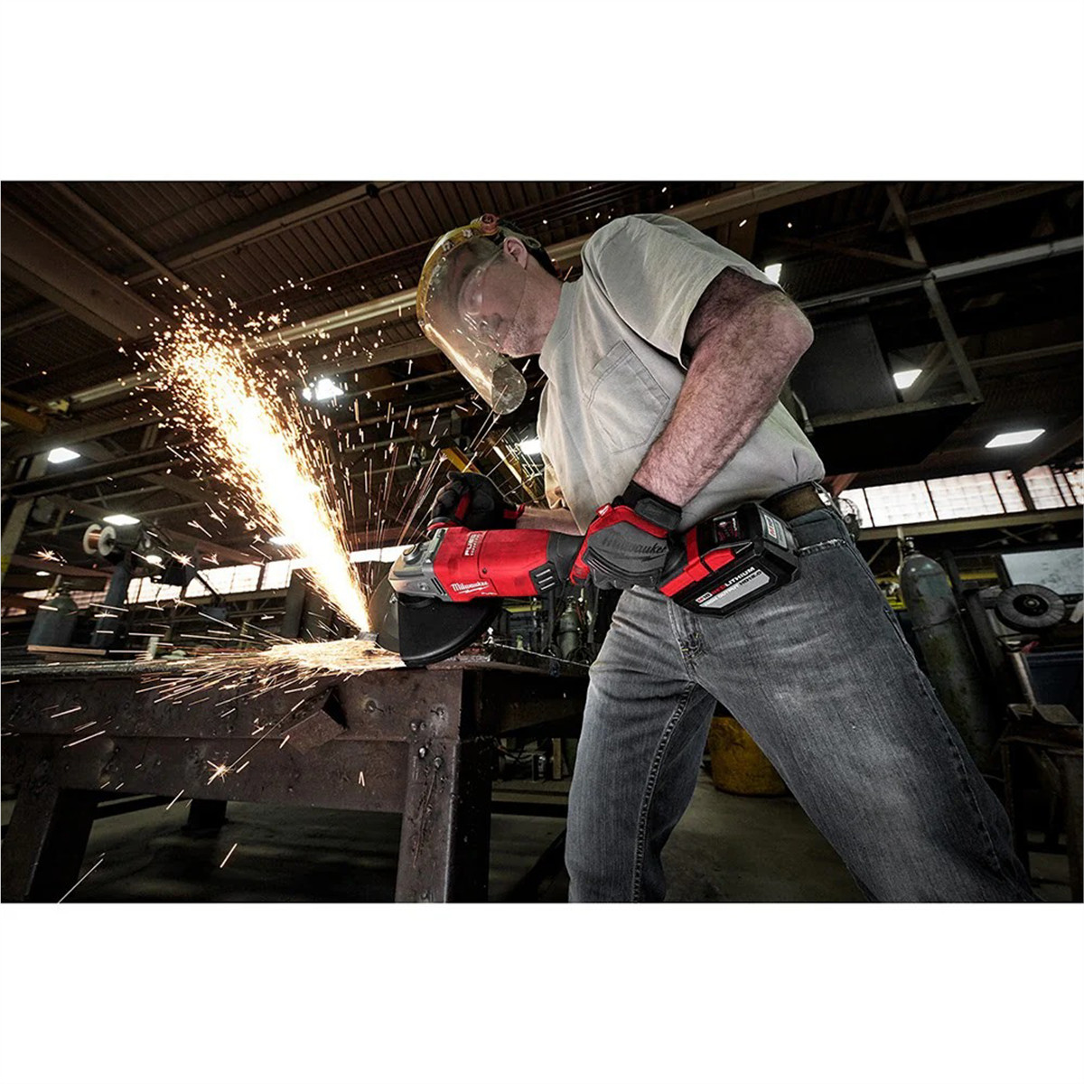 Milwaukee 2785-20 M18 FUEL 7″ / 9″ Large Angle Grinder
