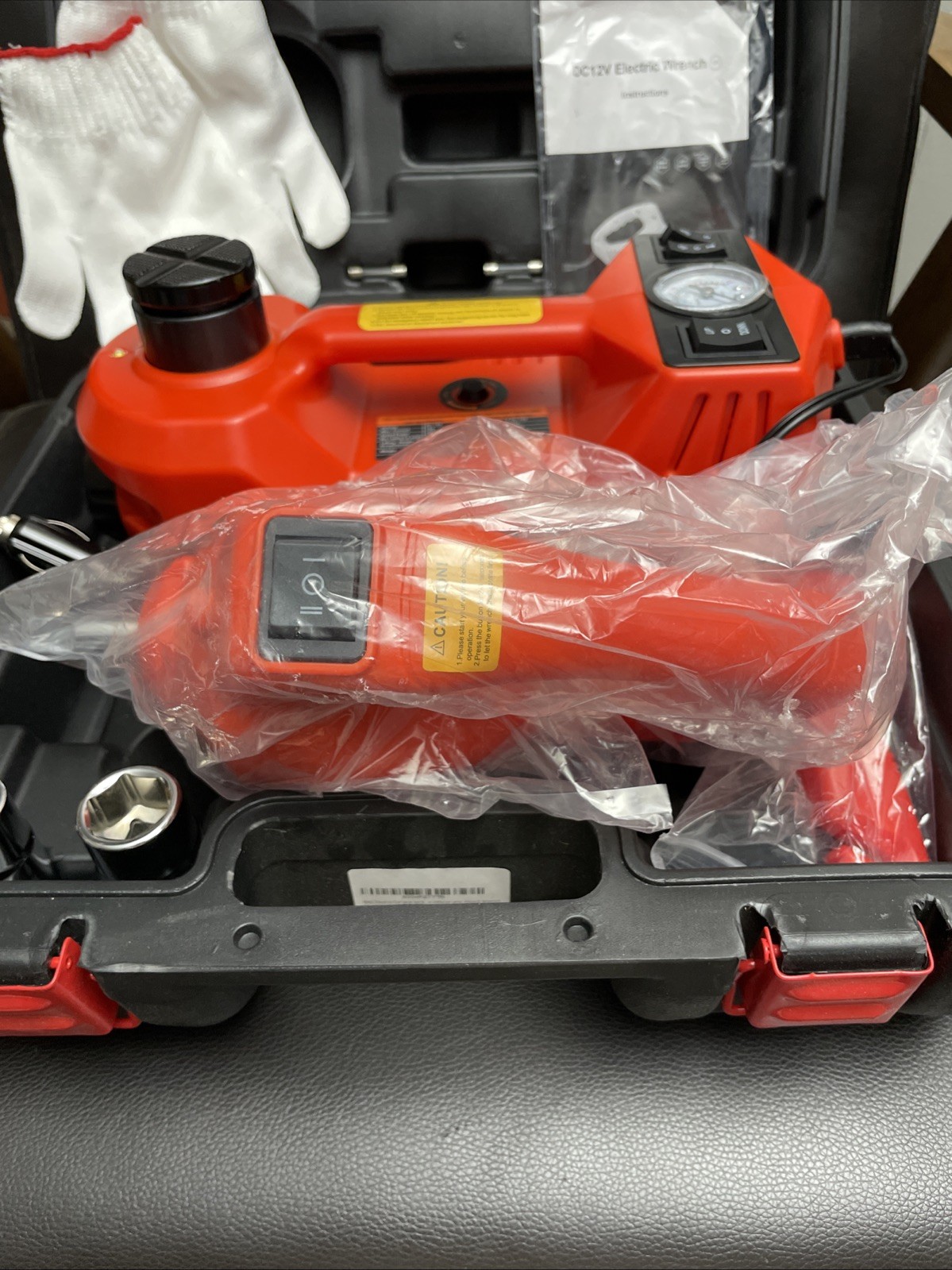 5 in 1 Car Repair Tool Kit 12V Lighter Powered