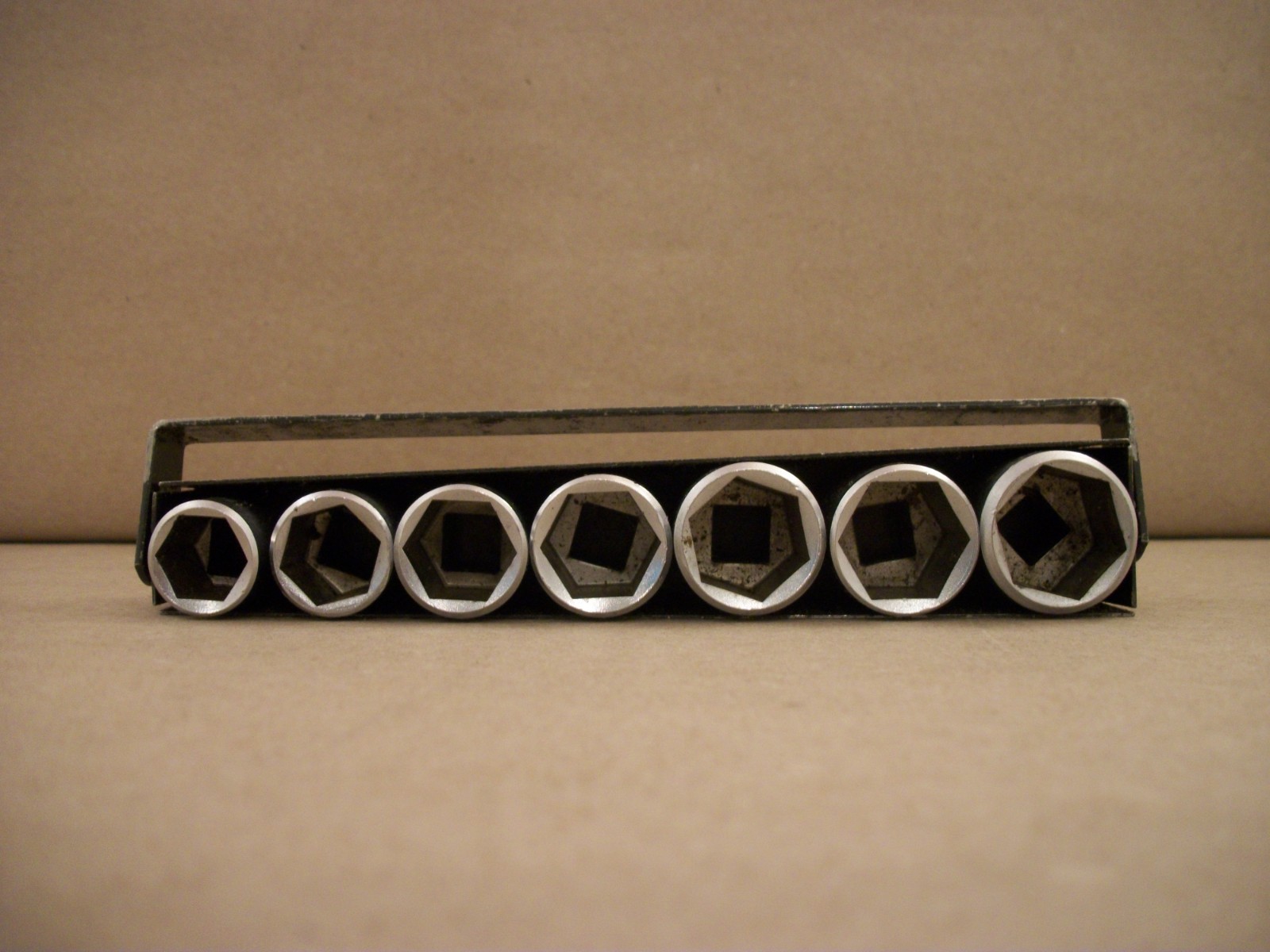 Lot Of 7 Vintage Thorsen 3/8” Drive 6 Point Metric Sockets Made USA