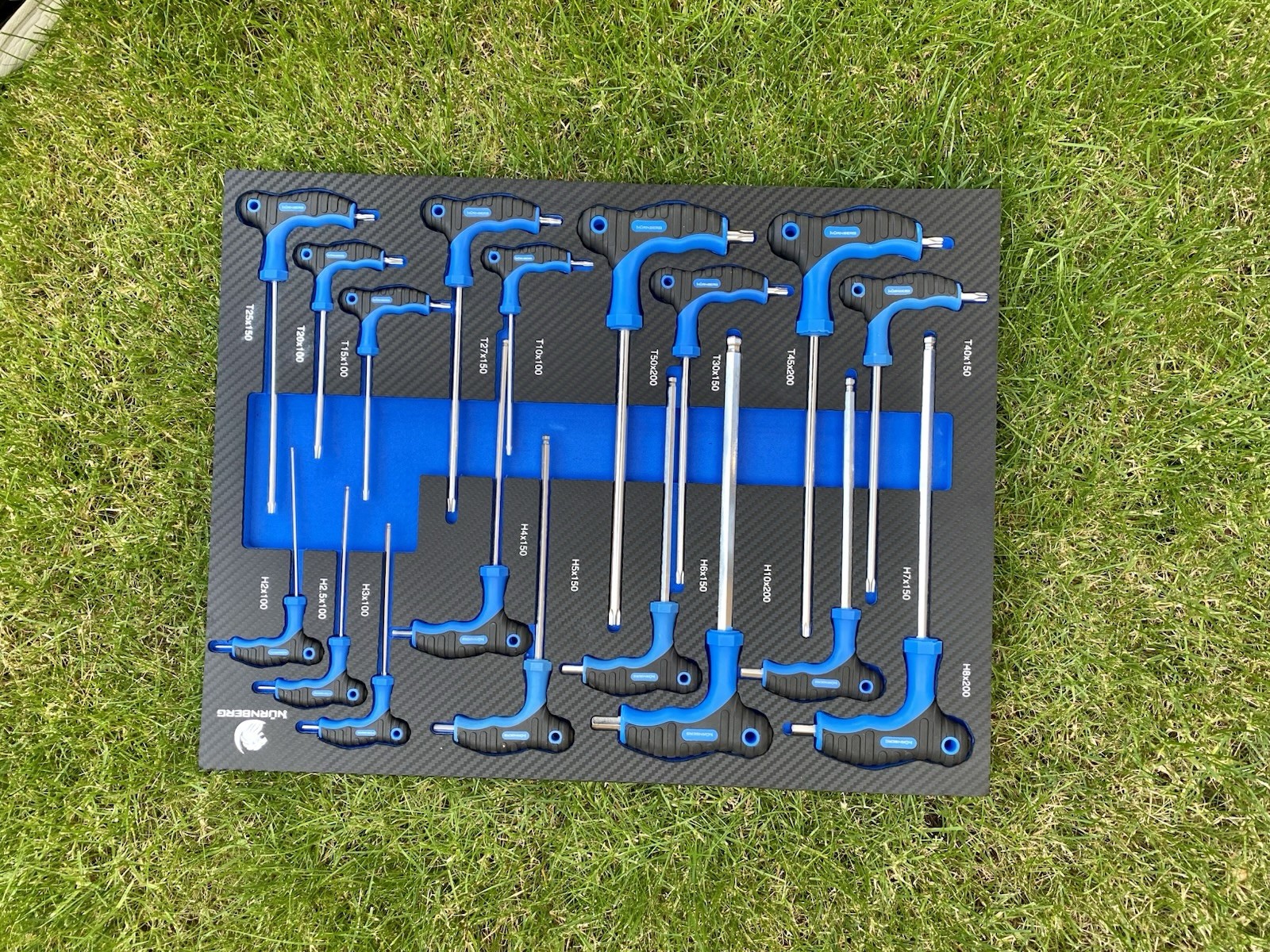 TOOLS SET IN FOAM TRAY (6 TRAYS) Set of Tools for Tool Chests Inserts