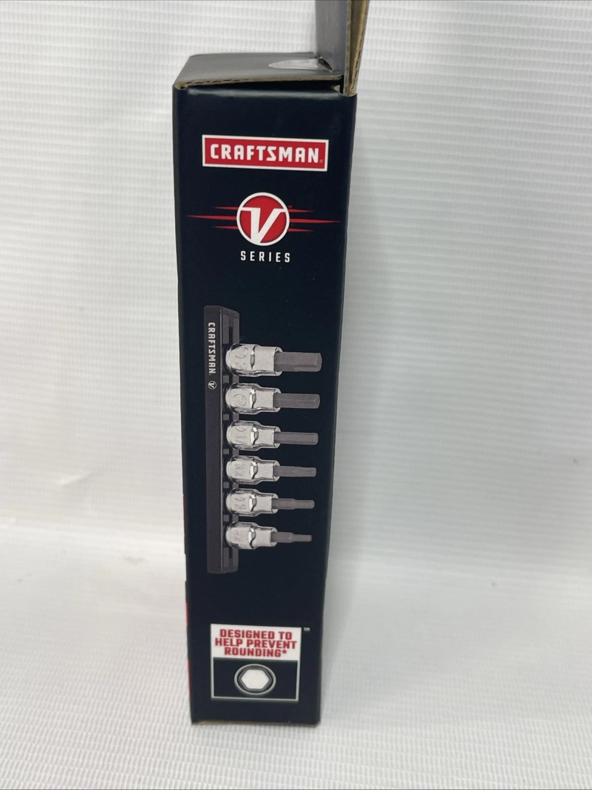 Craftsman V-Series 3/8″ SAE 6 Piece Hex Bit Socket Set CMMT17700V