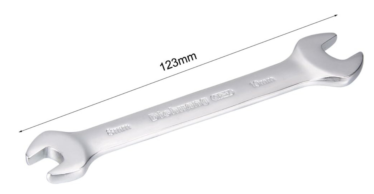 uxcell Metric Double Open End Wrench 8mm x 10mm