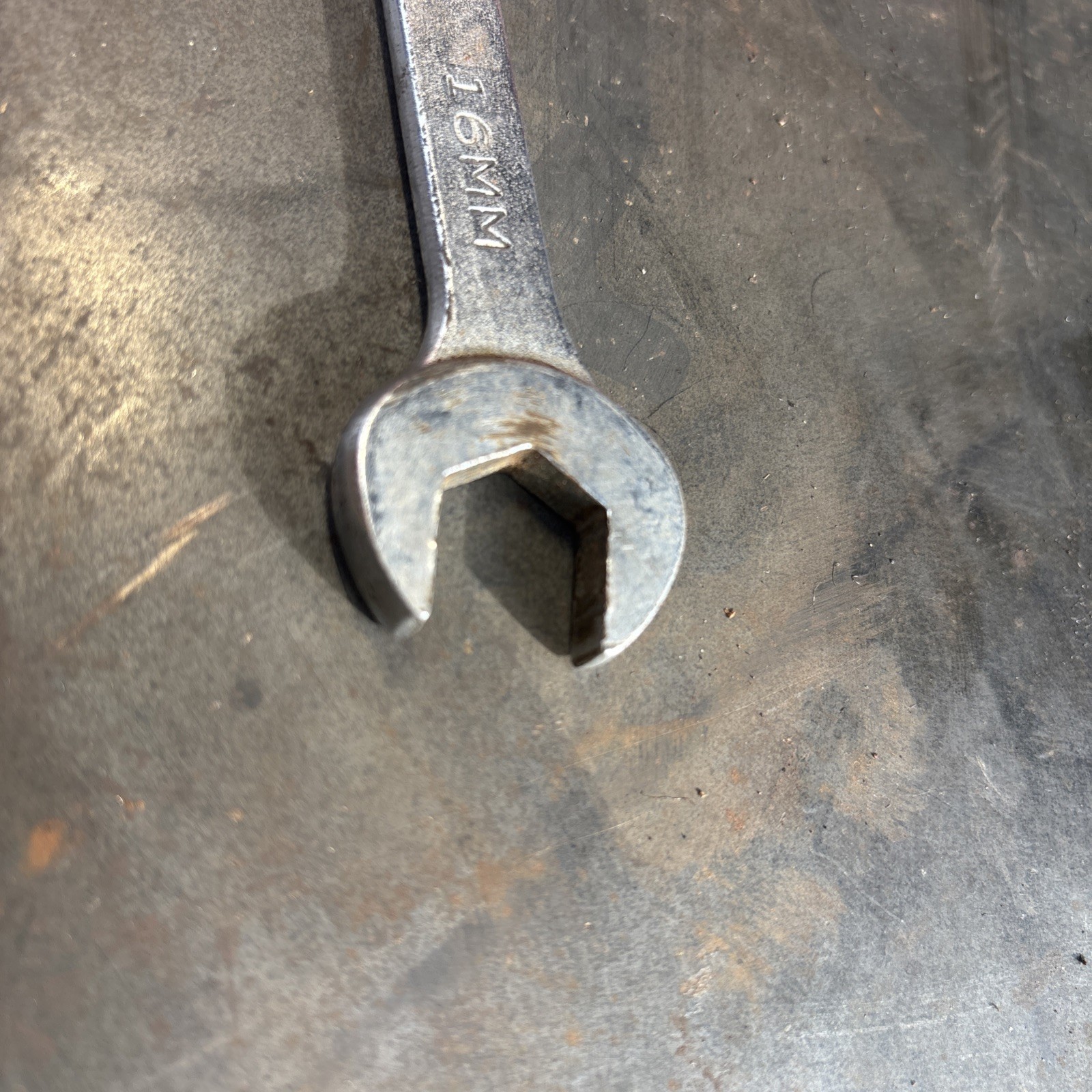 Mac Tools M16CW 16mm 12 Point Combination Wrench Owner Marking