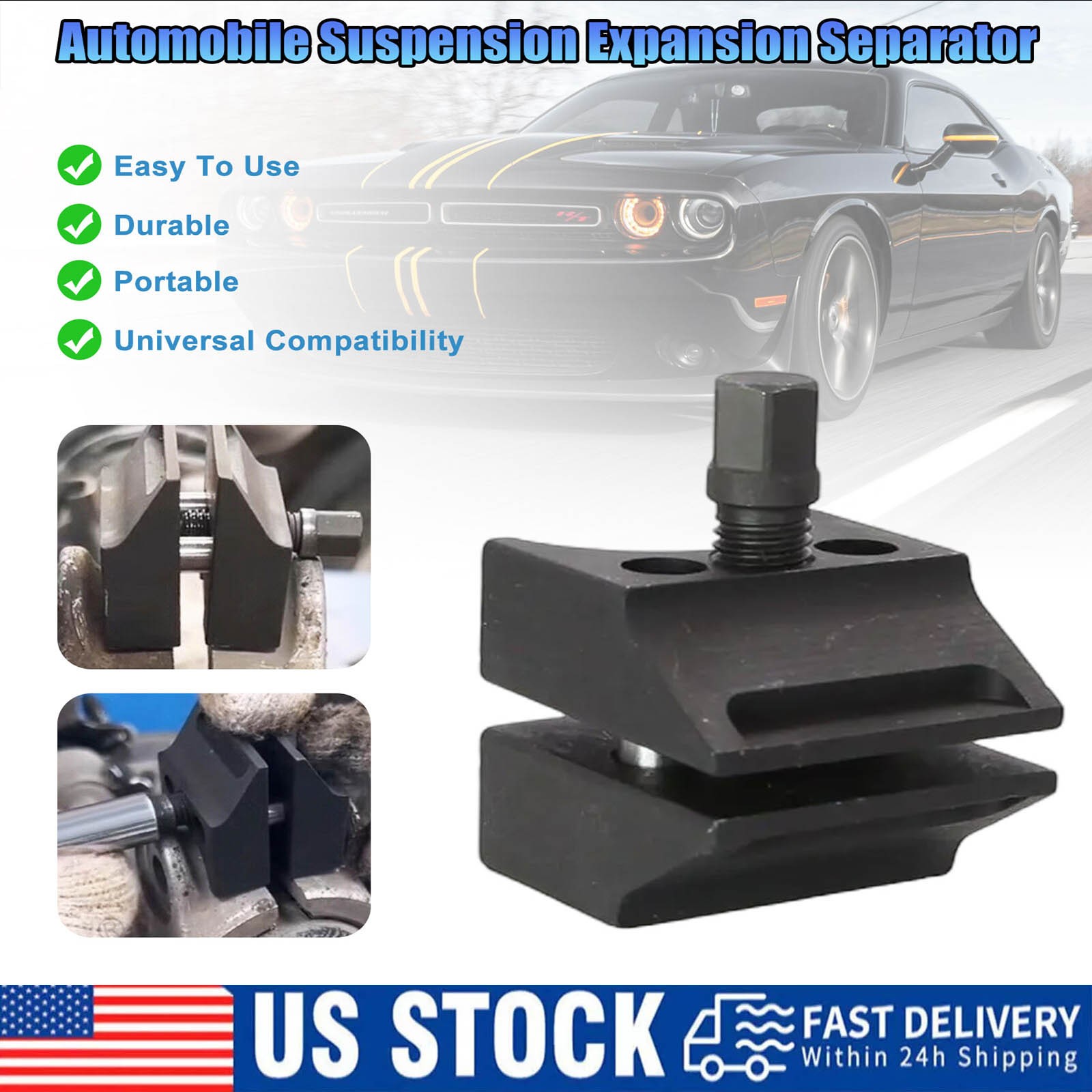 Car Suspension Strut Splitter Wheel Hub Steering Knuckle Expander Spreader Tool