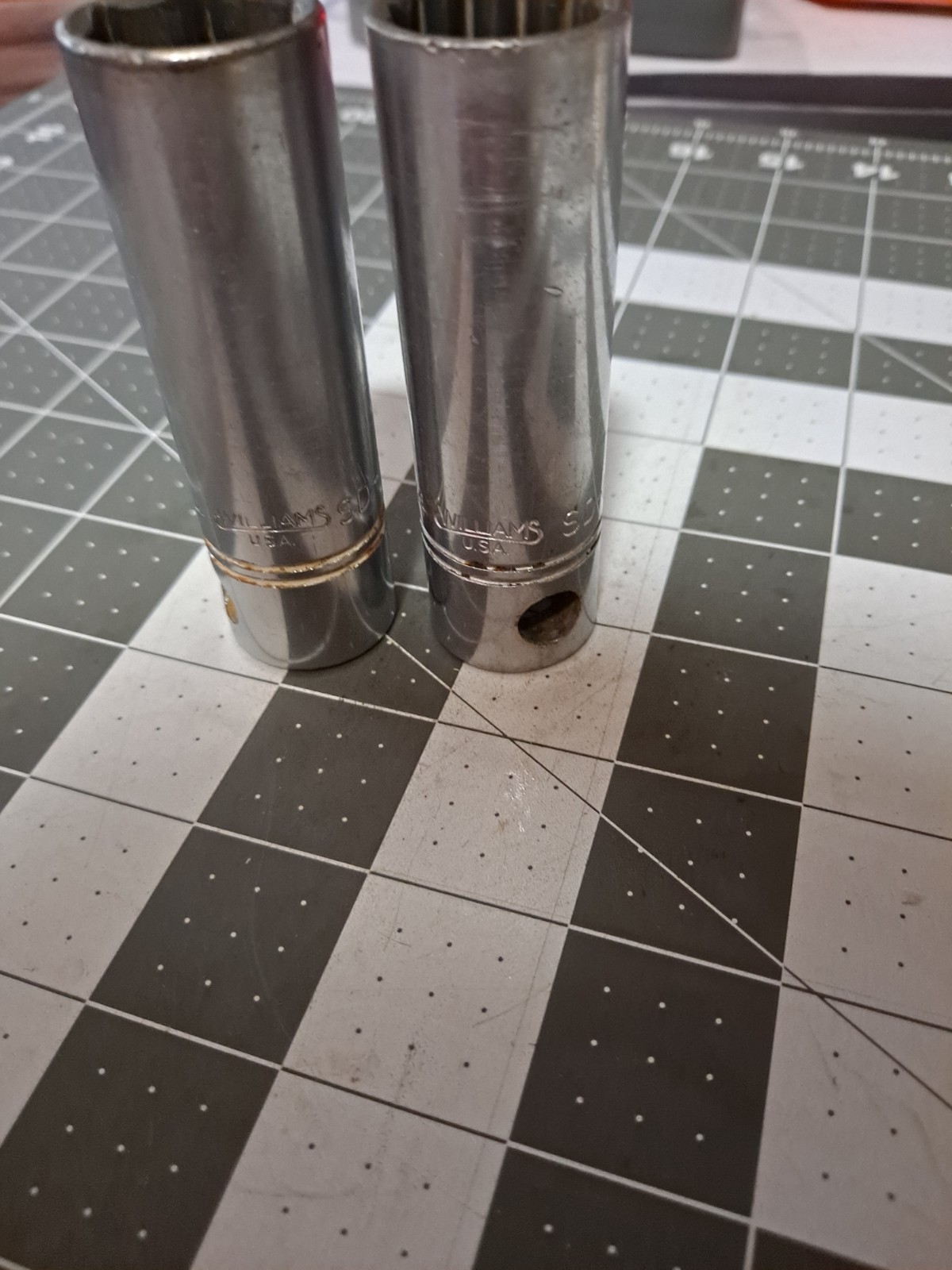 Lot of 2 WILLIAMS 1/2″ Drive 3/4″ Deep Sockets 6 & 12 Point SD-624 and SD-1224