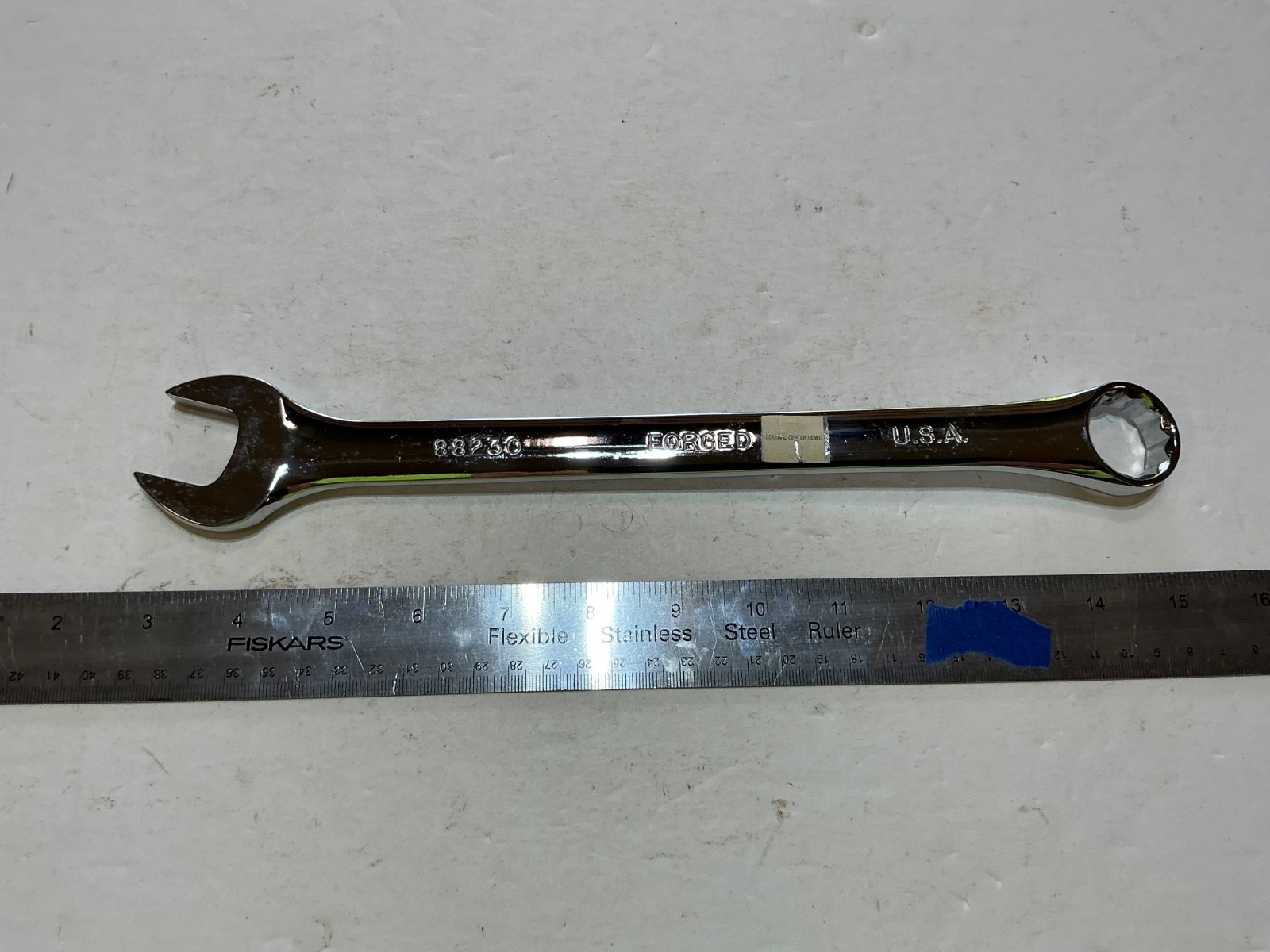 New S-K 15/16″ Combination Wrench 12 Pt SuperKrome Full Polish Finish 88230 USA