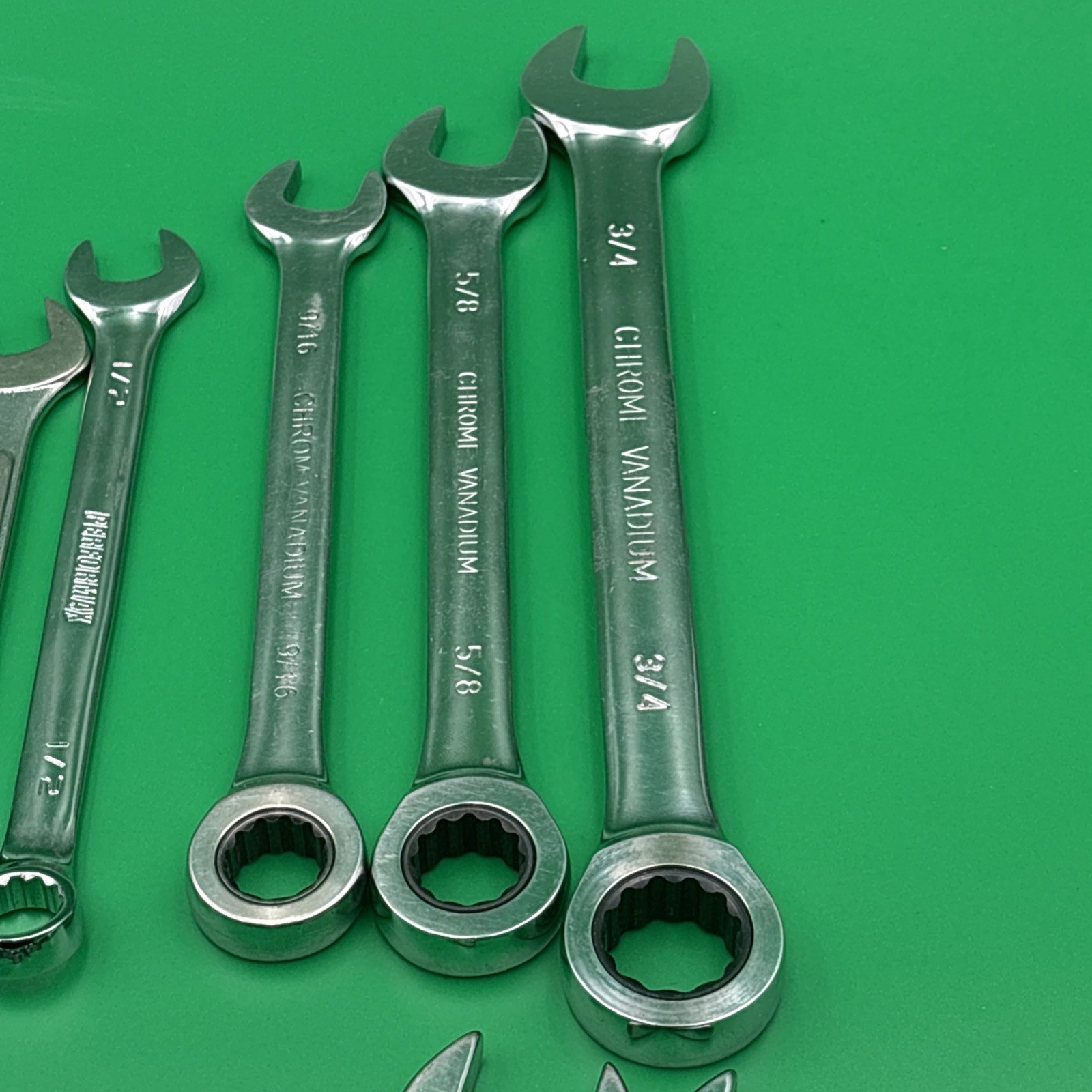 Combination Box Wrench Lot Mixed Brands Incomplete Random Mostly Unbranded 25 PC