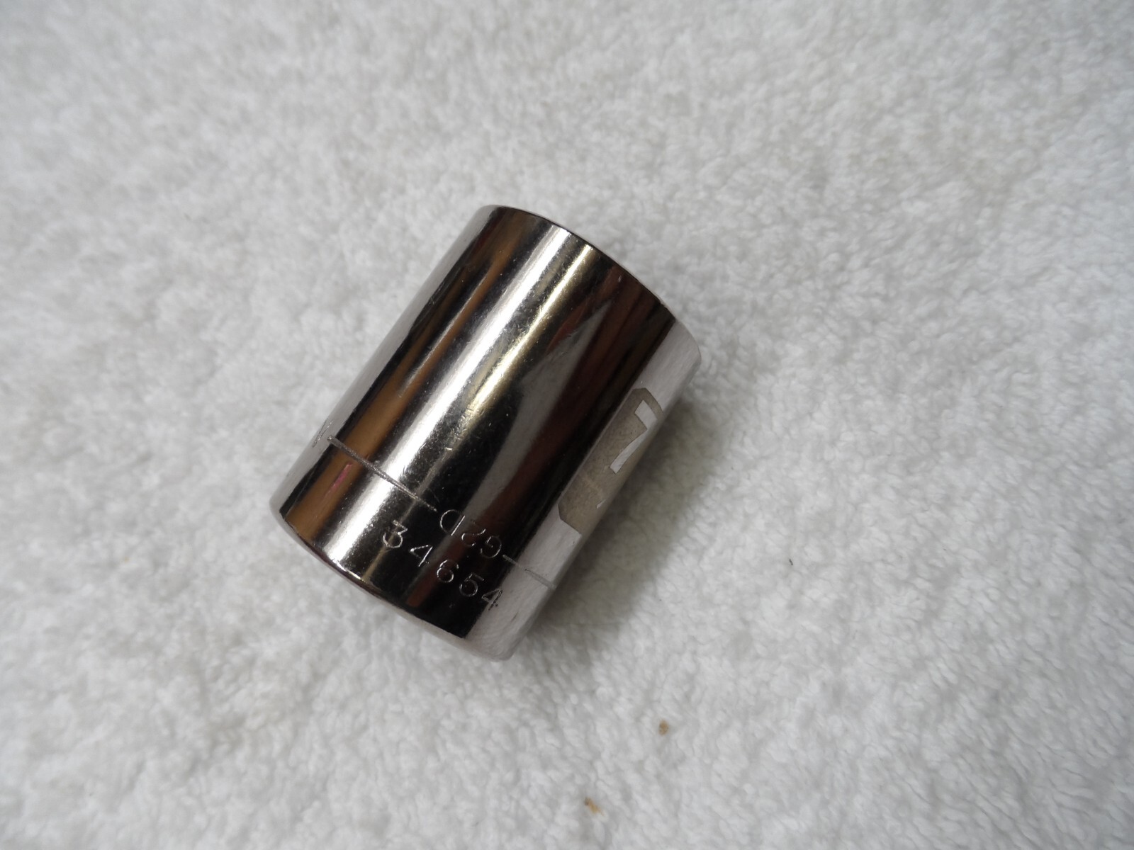Craftsman 1/2″ Drive Standard SAE Socket, 7/8″ laser 12 pt USA G2D – PN 34654