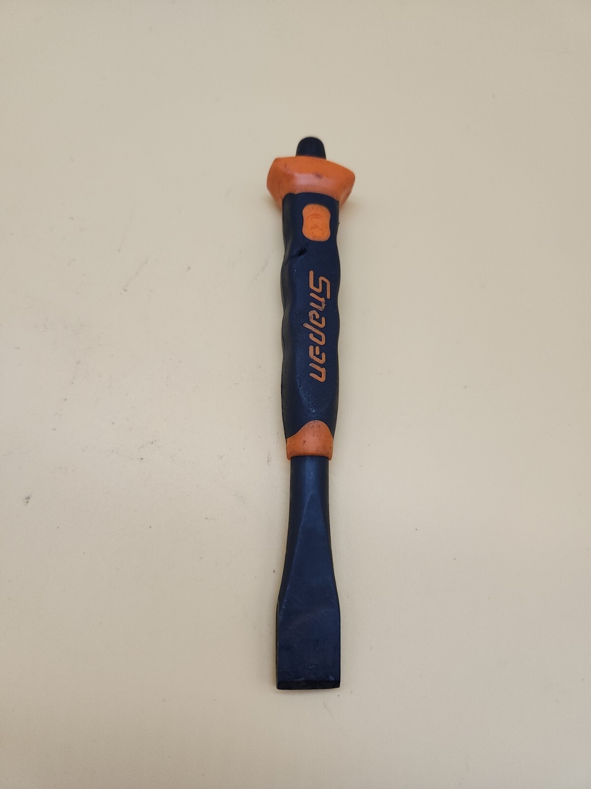 Snap-on Tools SPAIN ORANGE Soft Grip 3/8″ Flat Edge Chisel PCSG812O