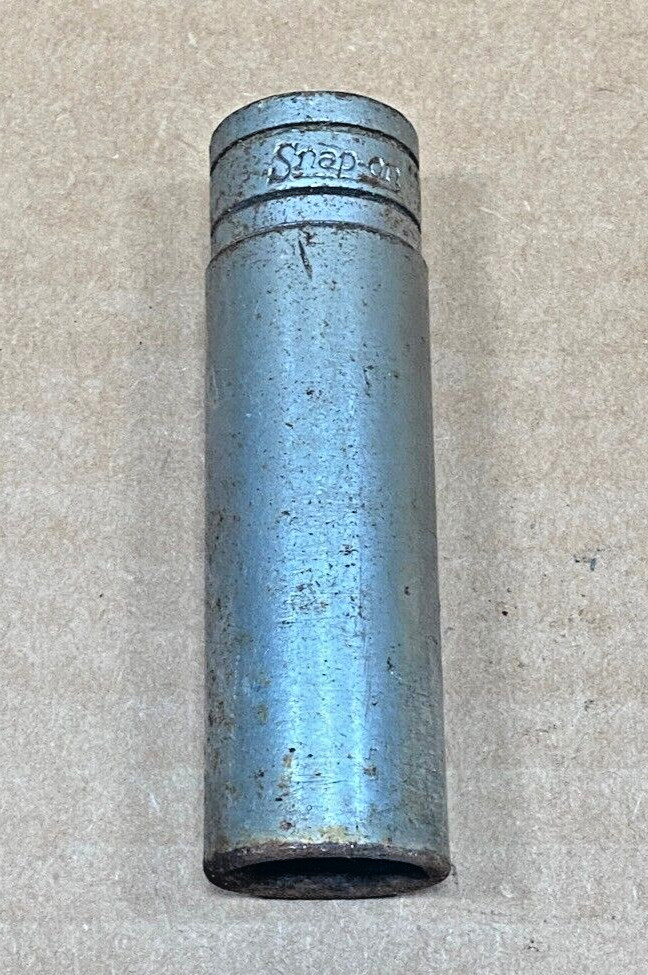 VINTAGE Snap-on Tools USA 1/2″ Drive 11/16″ SAE Deep 6 Point Chrome Socket TS221