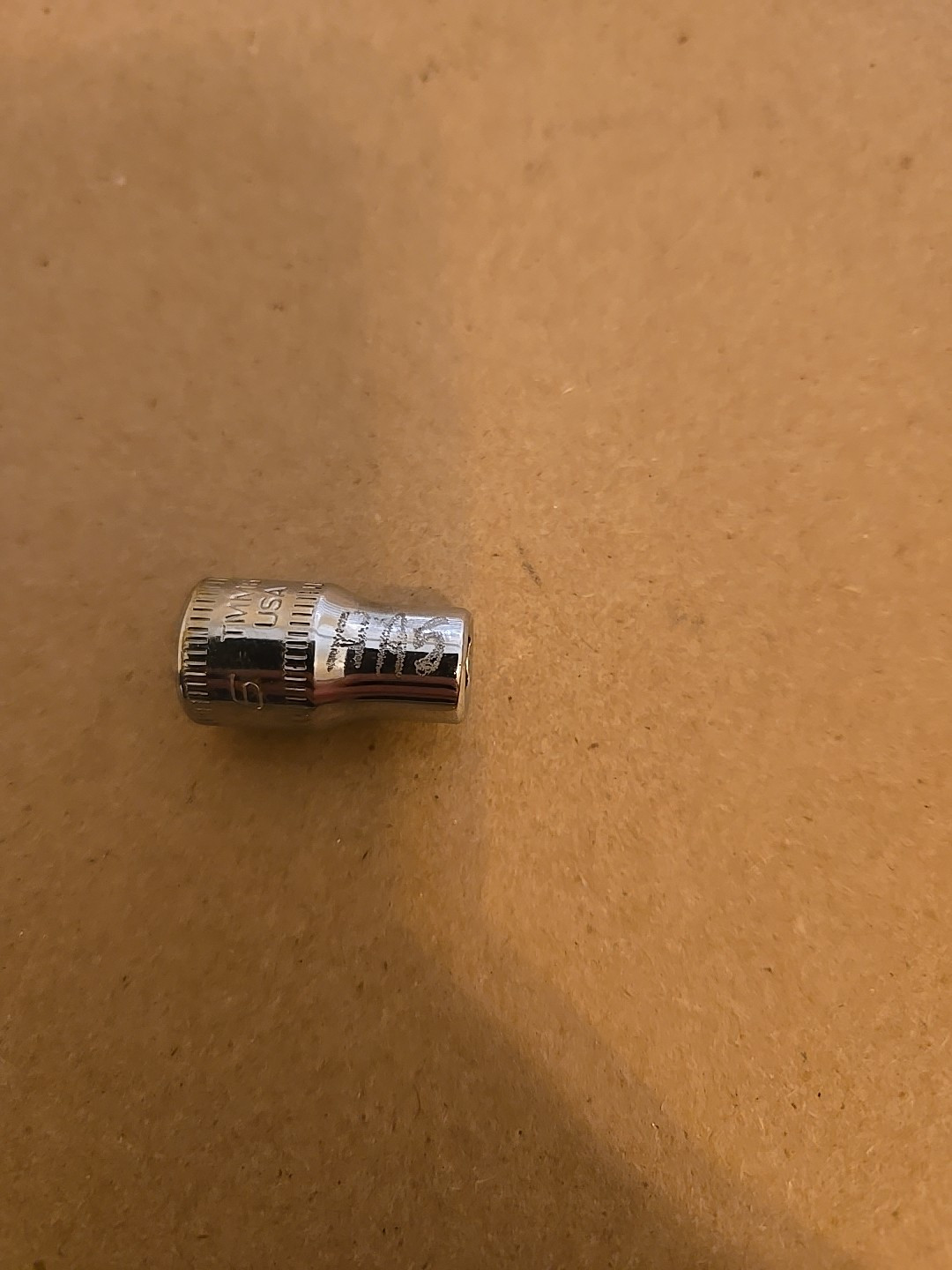 Snap On 1/4″ Drive 6MM 6PT Metric Shallow Chrome Socket TMM6