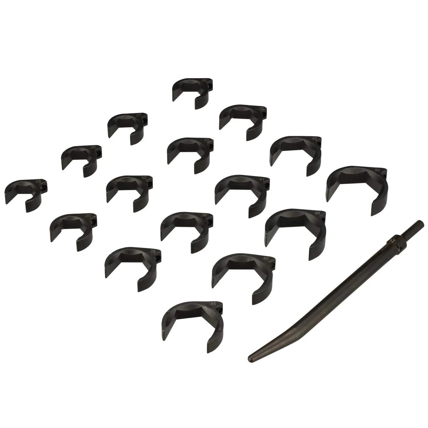 LTI Tools 1900XL 16-Piece SAE SHOCKIT™ Crows Foot Hydraulic Fitting Set