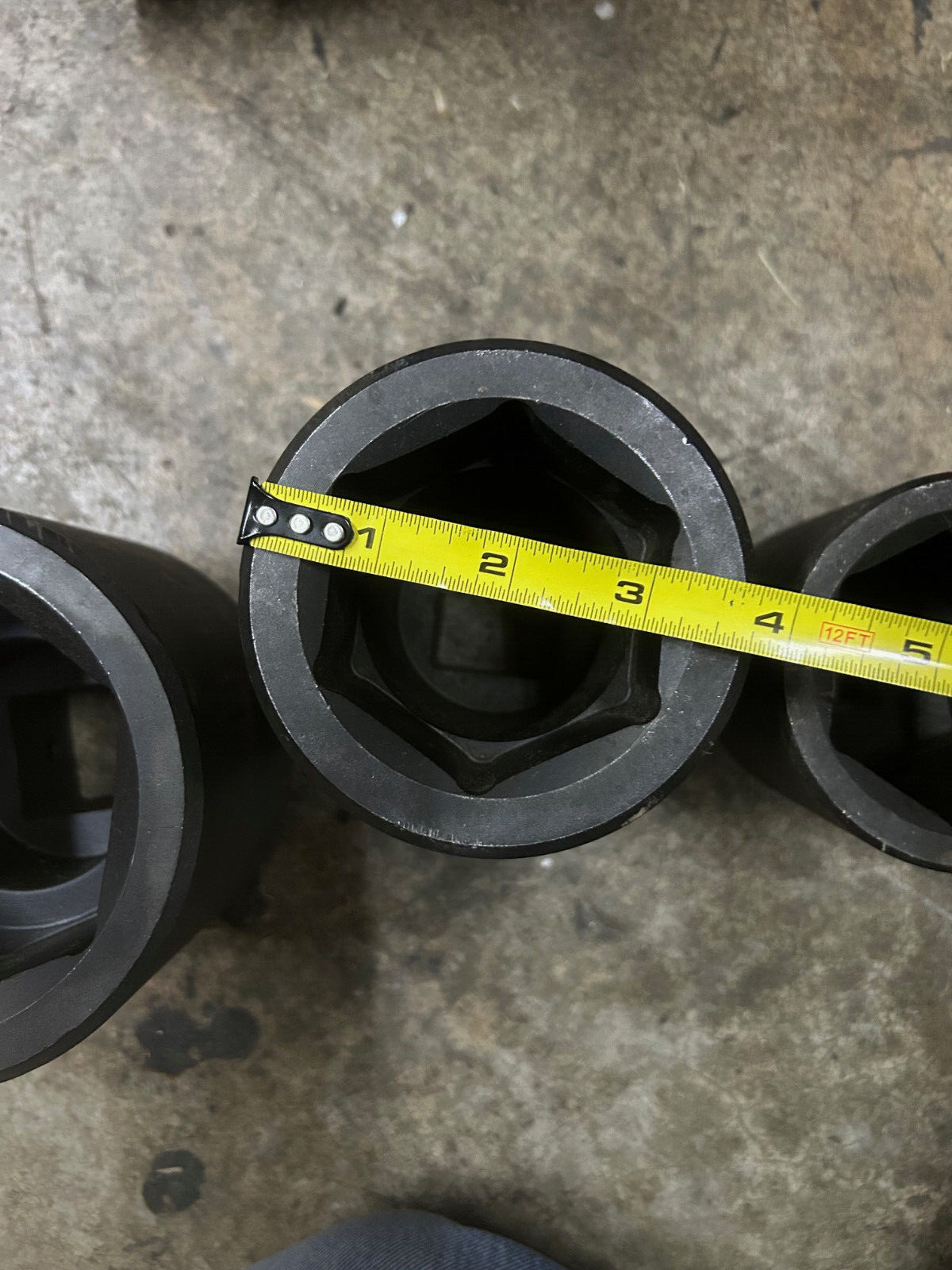 Proto 4 Huge Sockets tool lugs 3 5/8″, 2 1/2″, 2 3/8″, 2″ Hex 6 point 90mm