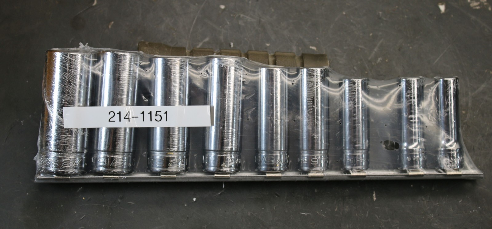 CAT Caterpillar 214-1151 9 pc Socket Set 3/8 Drive DEEP 3/8″ – 7/8″ 6-Point