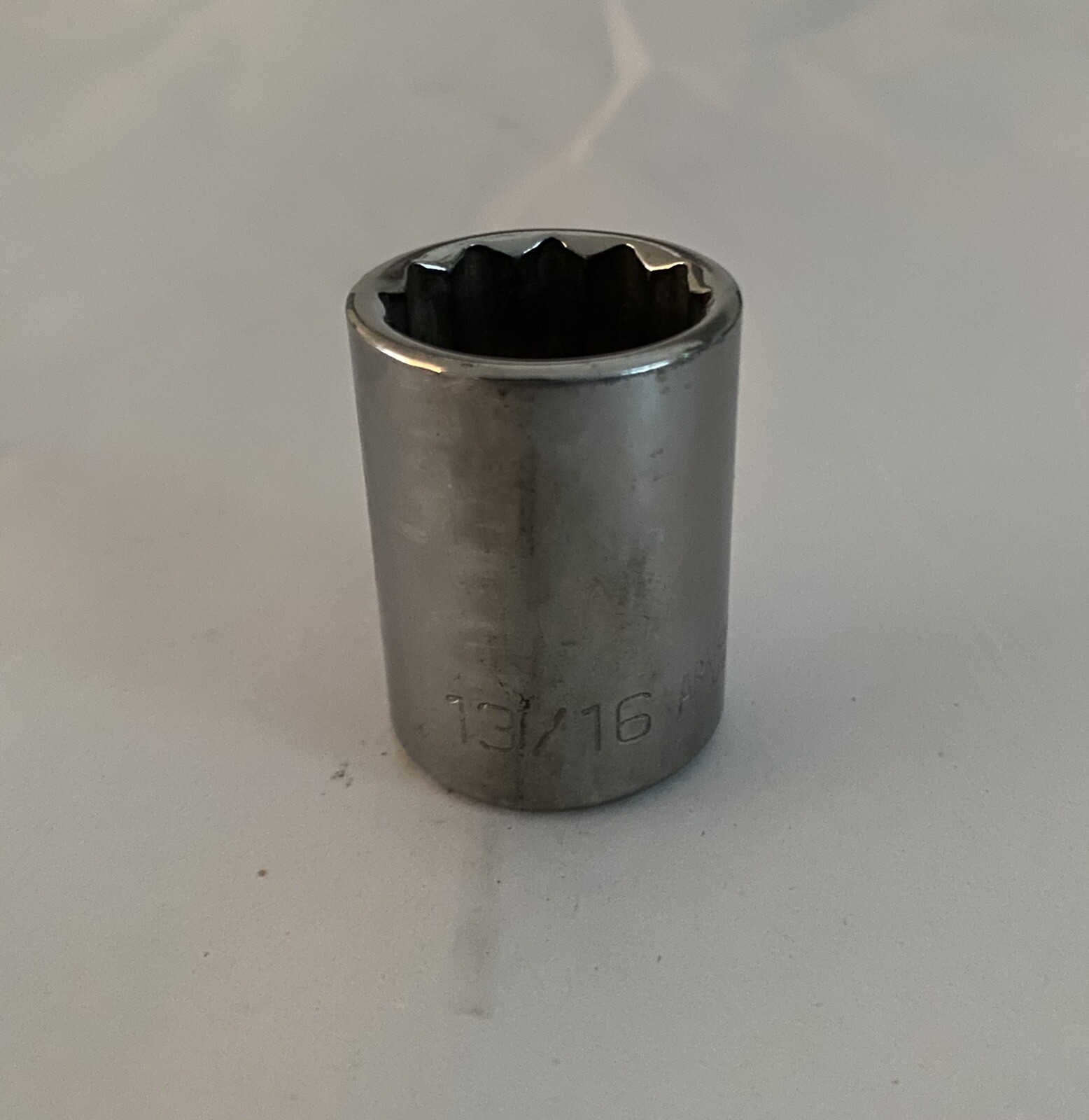 Armstrong Tools 12-126 1/2″ Drive 13/16″ 12 Point Shallow Chrome Socket USA