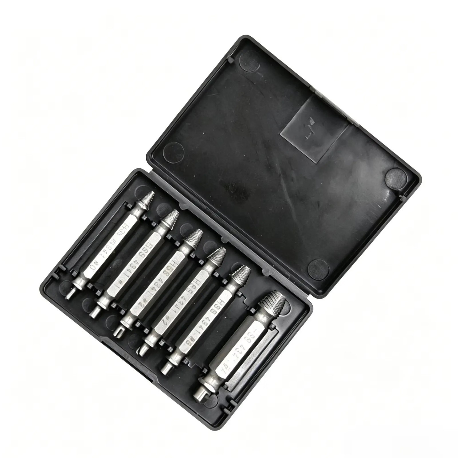 Damaged Screw Extractor Broken Bolt Stripped Set Double Head Tool Easy Out Remov