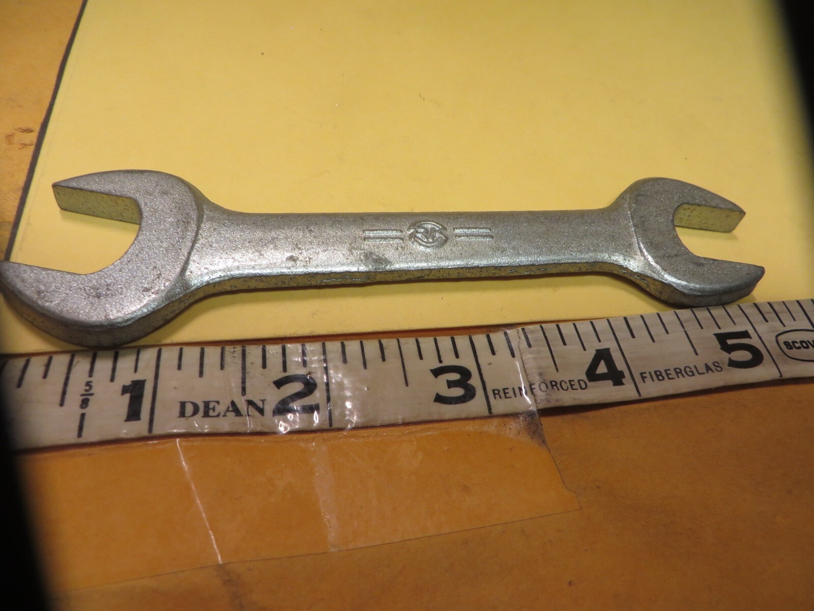 HONDA MOTORS STUBBY DUAL SIZE open end WRENCH 17mm-14mm Riken Kaki Kōgyō (RK)