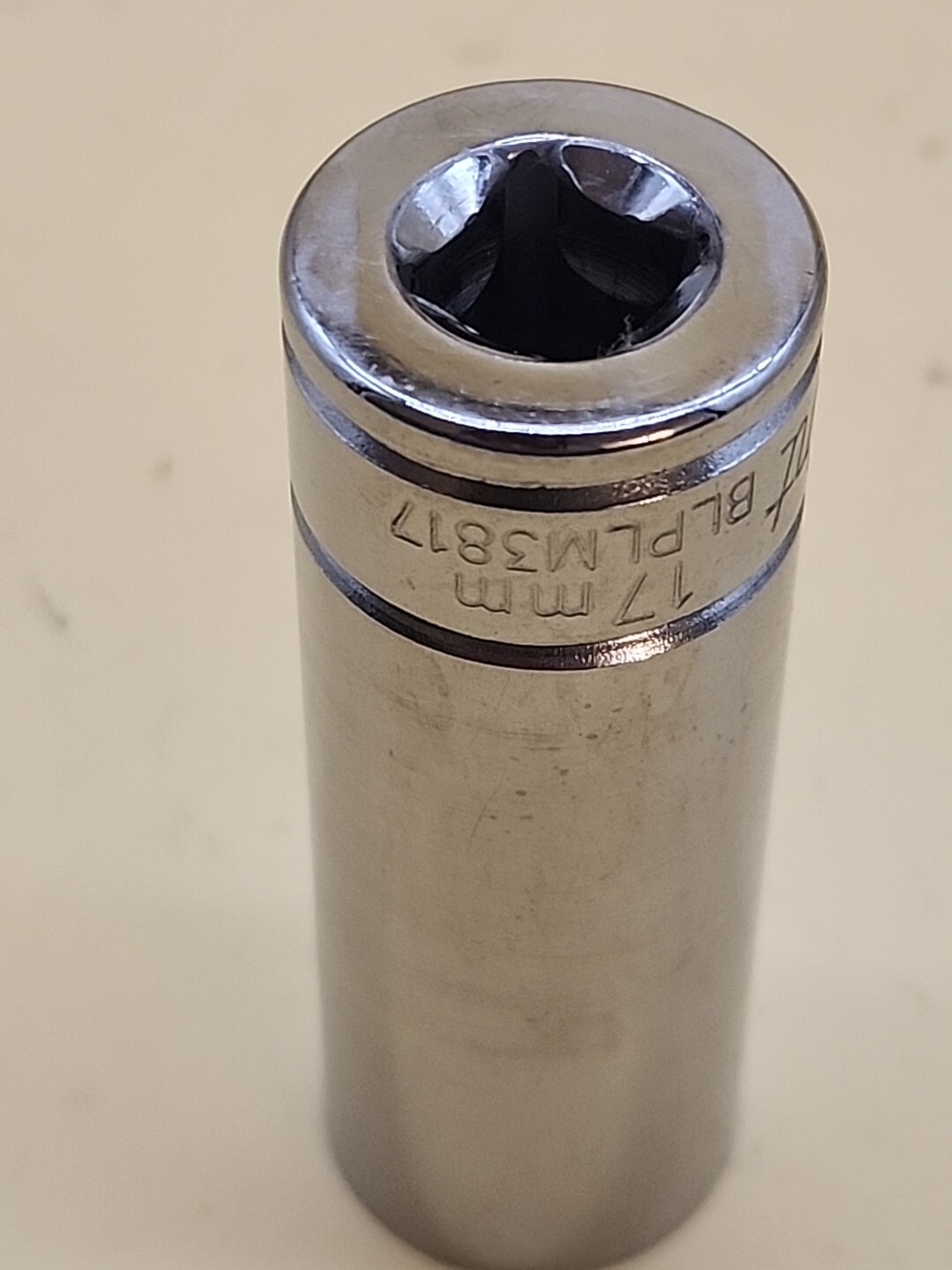 Blue-Point 3/8″ Drive 17mm Deep 12pt Metric Socket BLPLM3817 USA